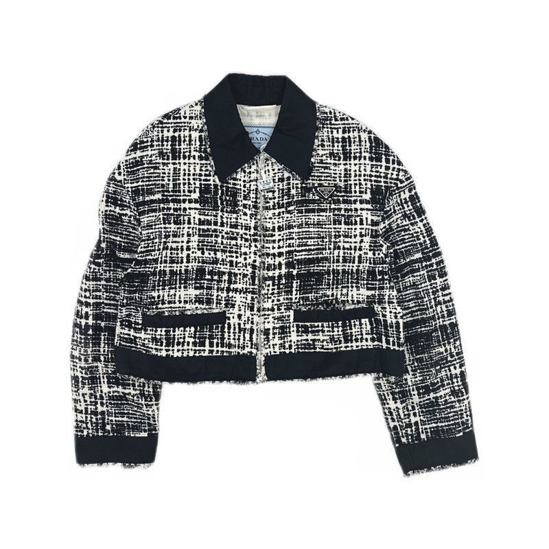 Prada Prada SS22 Checkered Long Sleeve Jacket-2506 Size US S / EU 44-46 / 1 - 1 Thumbnail