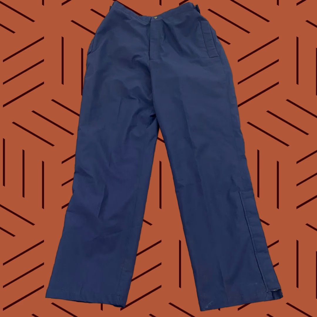 Vintage Tourney Gore-Tex Pants Men Large 32x31 Blue Golf Water Resistant Outdoor Stretch Size US 33 - 1 Thumbnail