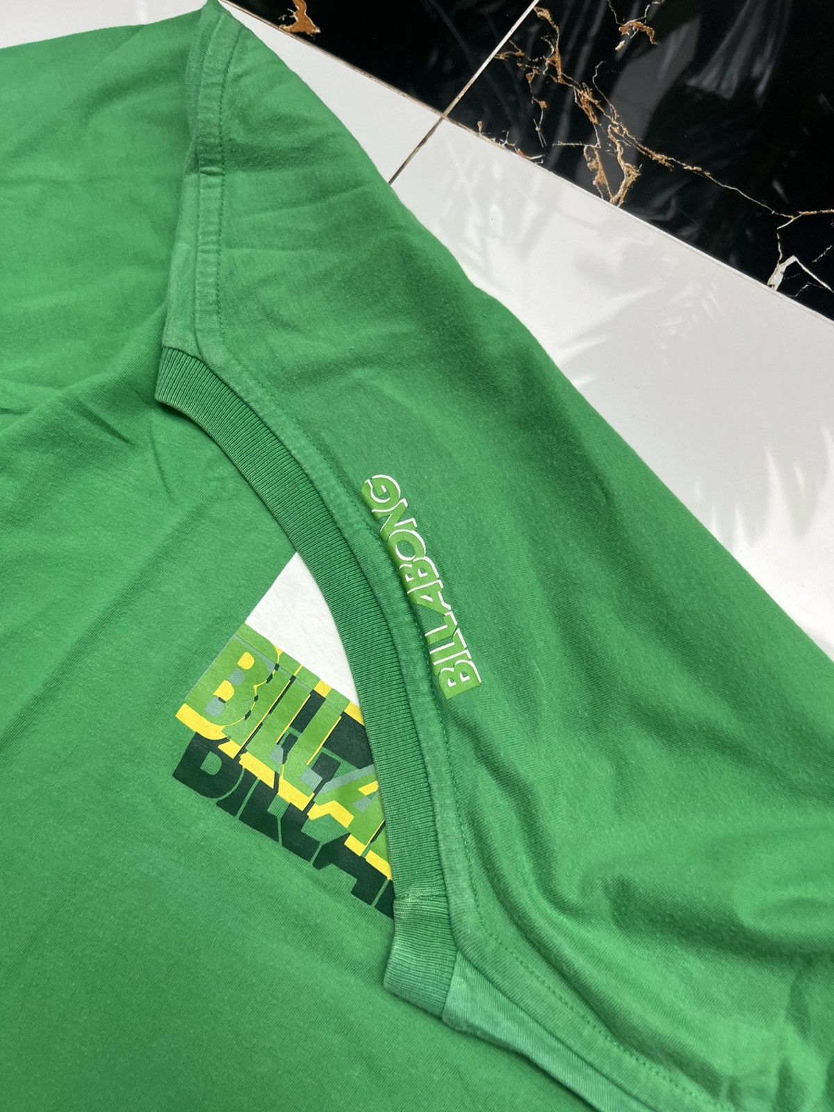 Billabong × Vintage 90’s BILLABONG RARE BIG LOGO Y2K TEE SURF Size US L / EU 52-54 / 3 - 6 Thumbnail