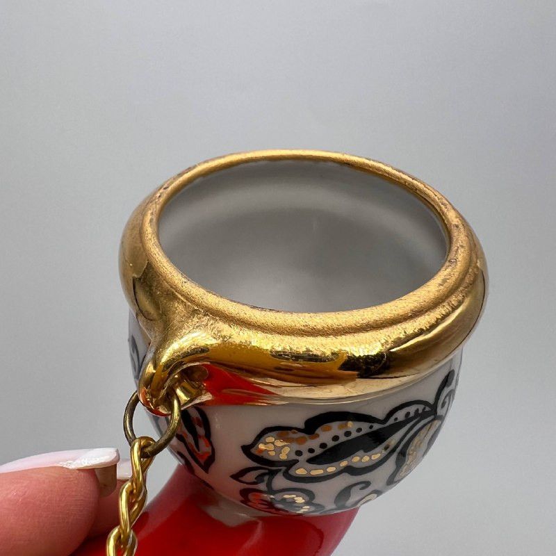 Vintage Vintage USSR Porcelain Smoking Pipe Ukrainian 1978 Size ONE SIZE - 8 Thumbnail