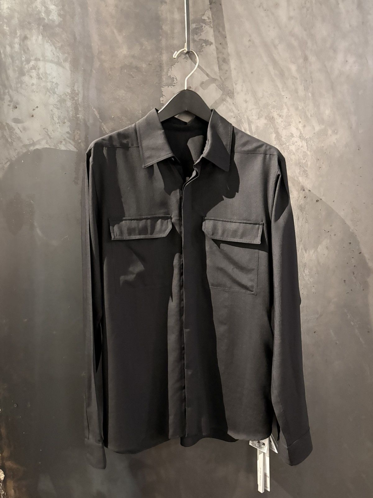 Rick Owens RICK OWENS WORK SHIRT Size US L / EU 52-54 / 3 - 1 Thumbnail