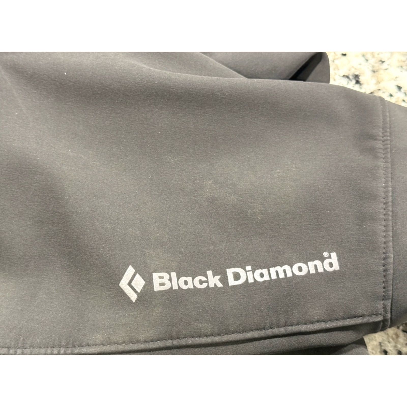 Black Diamond BLACK DIAMOND Softshell Jacket Mens XL Gray Polartec Windbloc Outdoor Size US XL / EU 56 / 4 - 6 Thumbnail