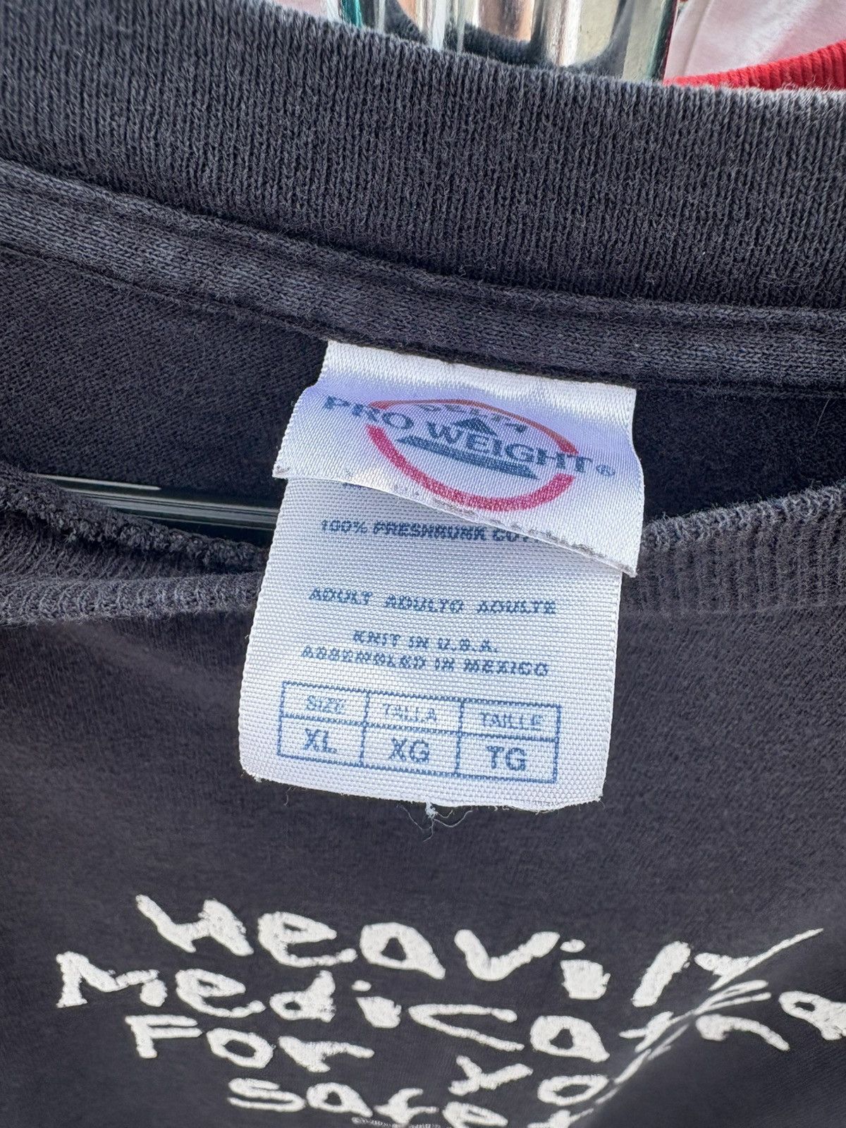 Vintage 2003 Heavily Medicated Word T-Shirt Size US XL / EU 56 / 4 - 3 Thumbnail