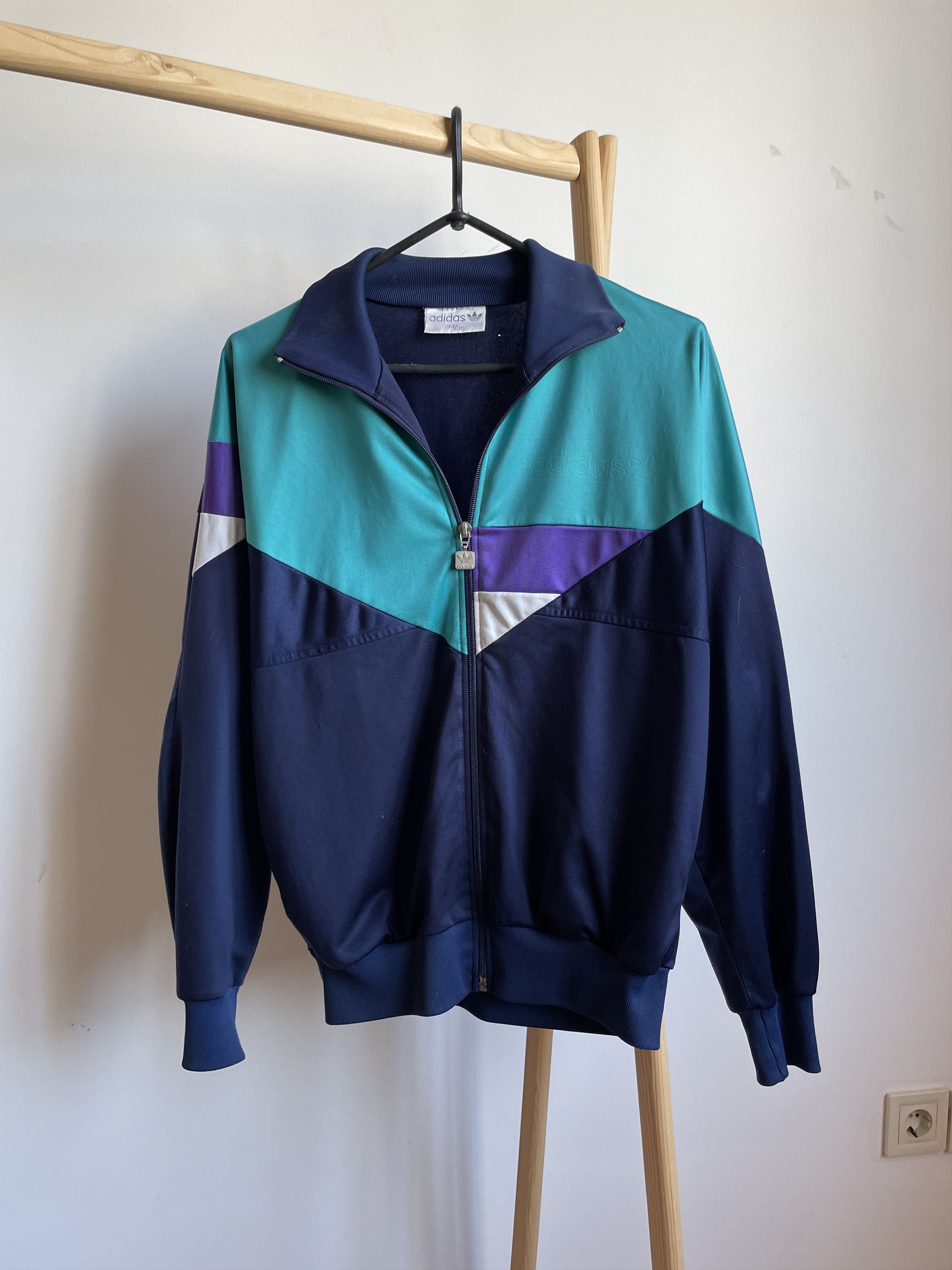 Adidas Adidas Vintage 80's Track Top Size 34/36 Size US S / EU 44-46 / 1 - 1 Thumbnail
