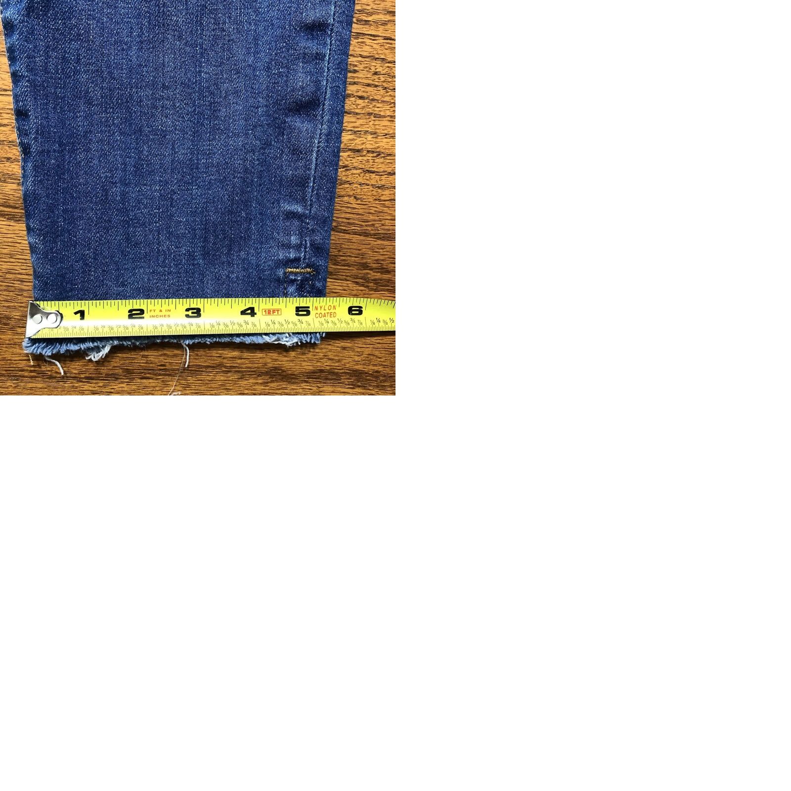 Vintage Joes Jeans Womens Jeans Skinny 5-Pocket Denim Blue High Rise 28 X 25 Inseam 25 Bohemian City College Nessa Wash Raw Hem Size 28" / US 6 / IT 42 - 9 Thumbnail