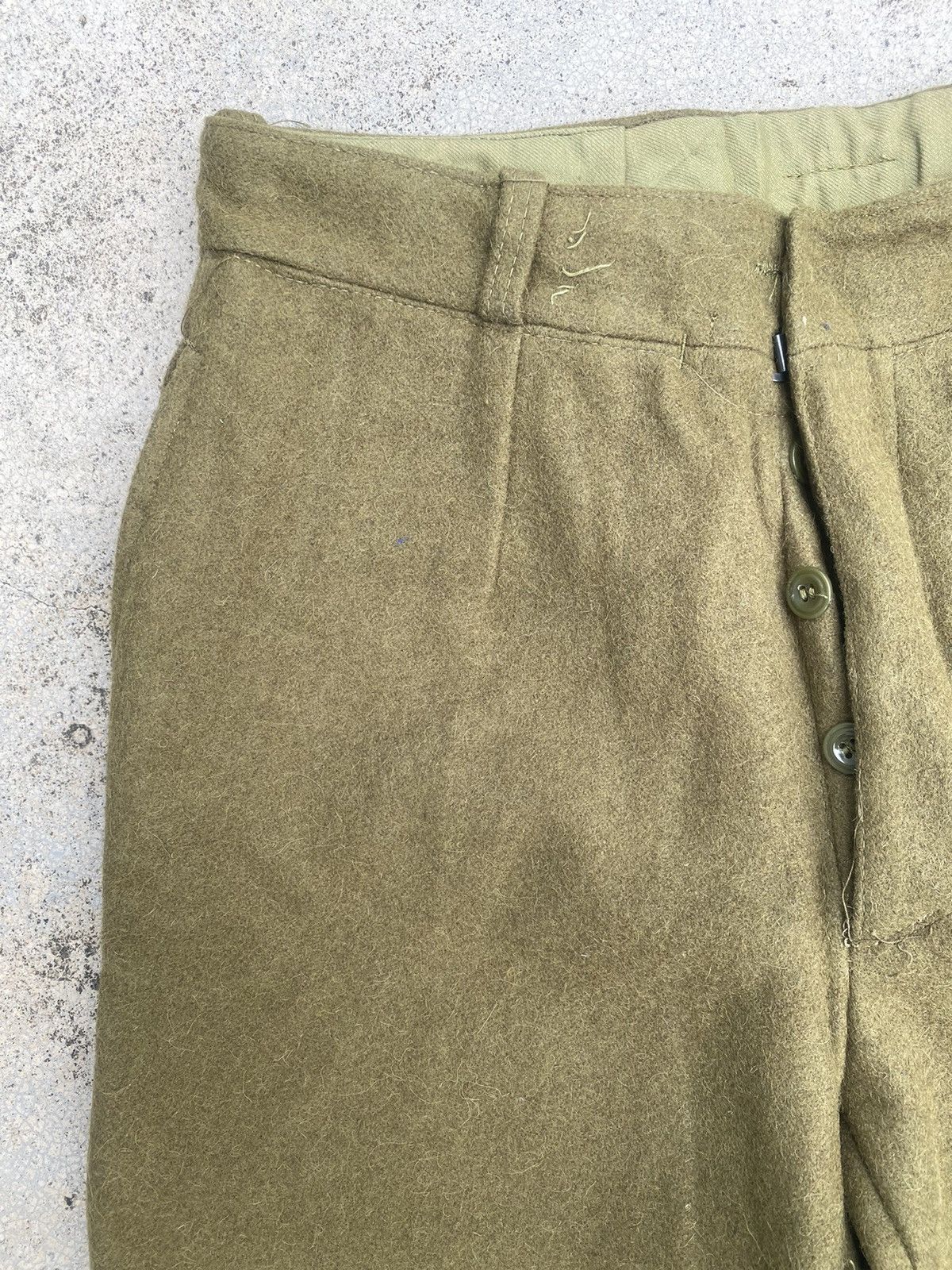 Third & Army × Vintage Vintage 40s Soviet Union Russia Army Military Wool Pants Size US 30 / EU 46 - 4 Thumbnail