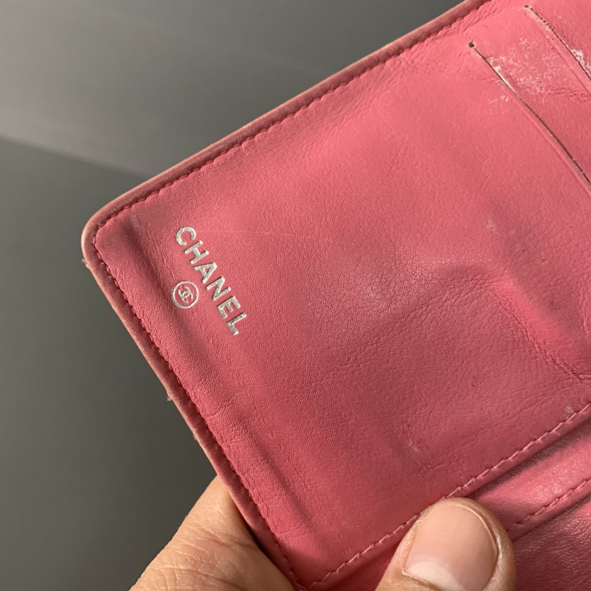 Chanel Chanel Pink Leather Long Wallet Size ONE SIZE - 12 Thumbnail