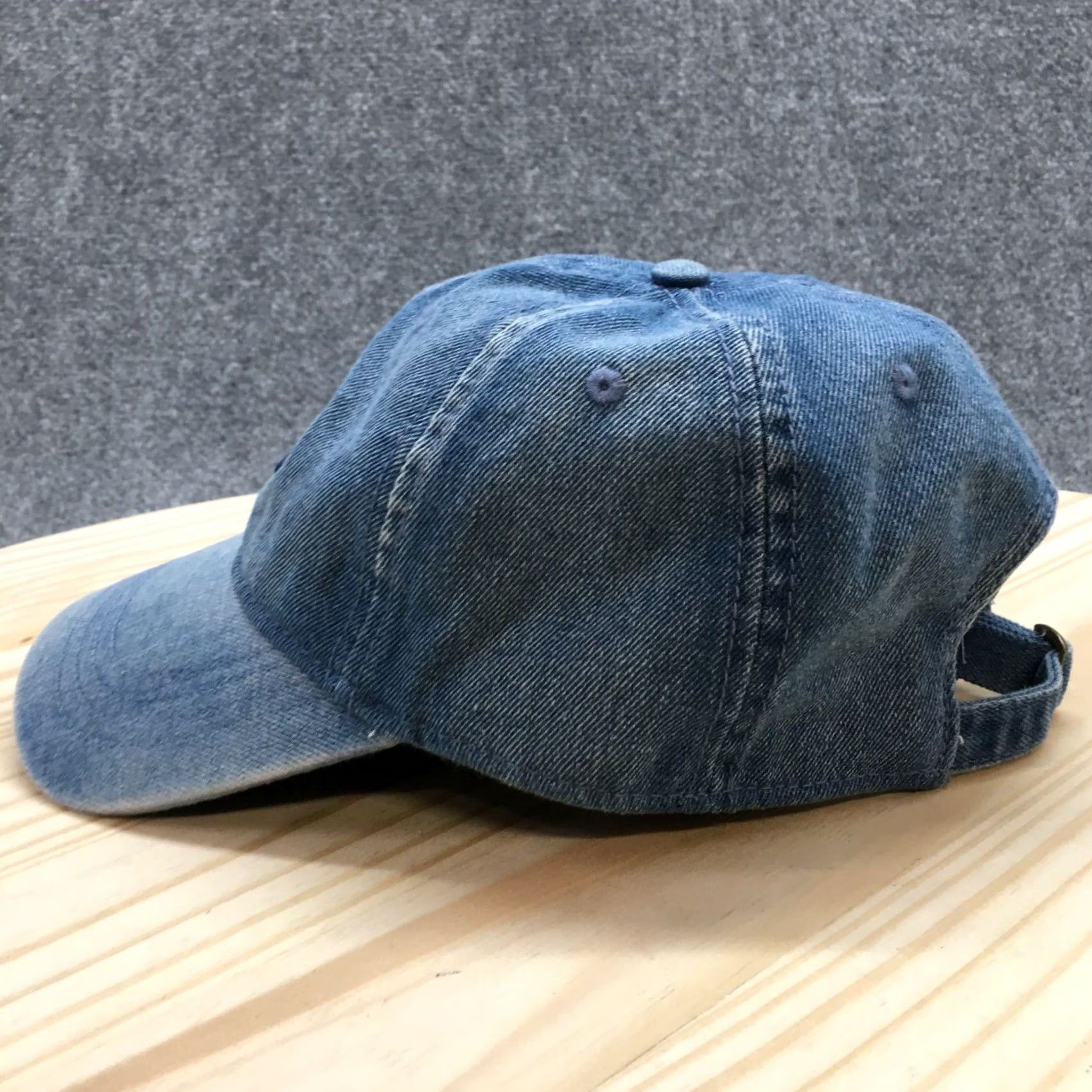 Logo 7 Home Free Baseball Hat Womens Blue OS Embroidered Logo Dog Person Curved Brim Size ONE SIZE - 4 Thumbnail
