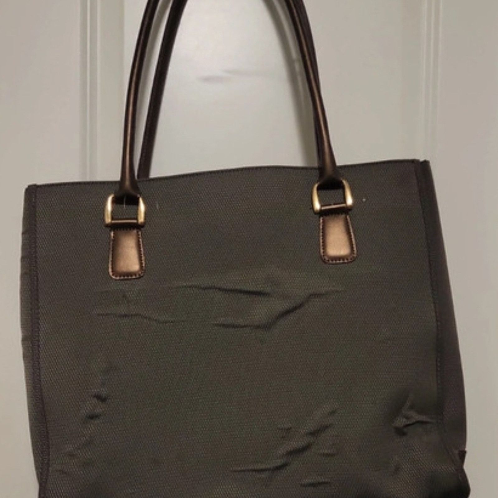 Diane von Furstenberg DVF Diane Von Furstenberg Tote Bag Olive Green and Brown Size ONE SIZE - 2 Thumbnail