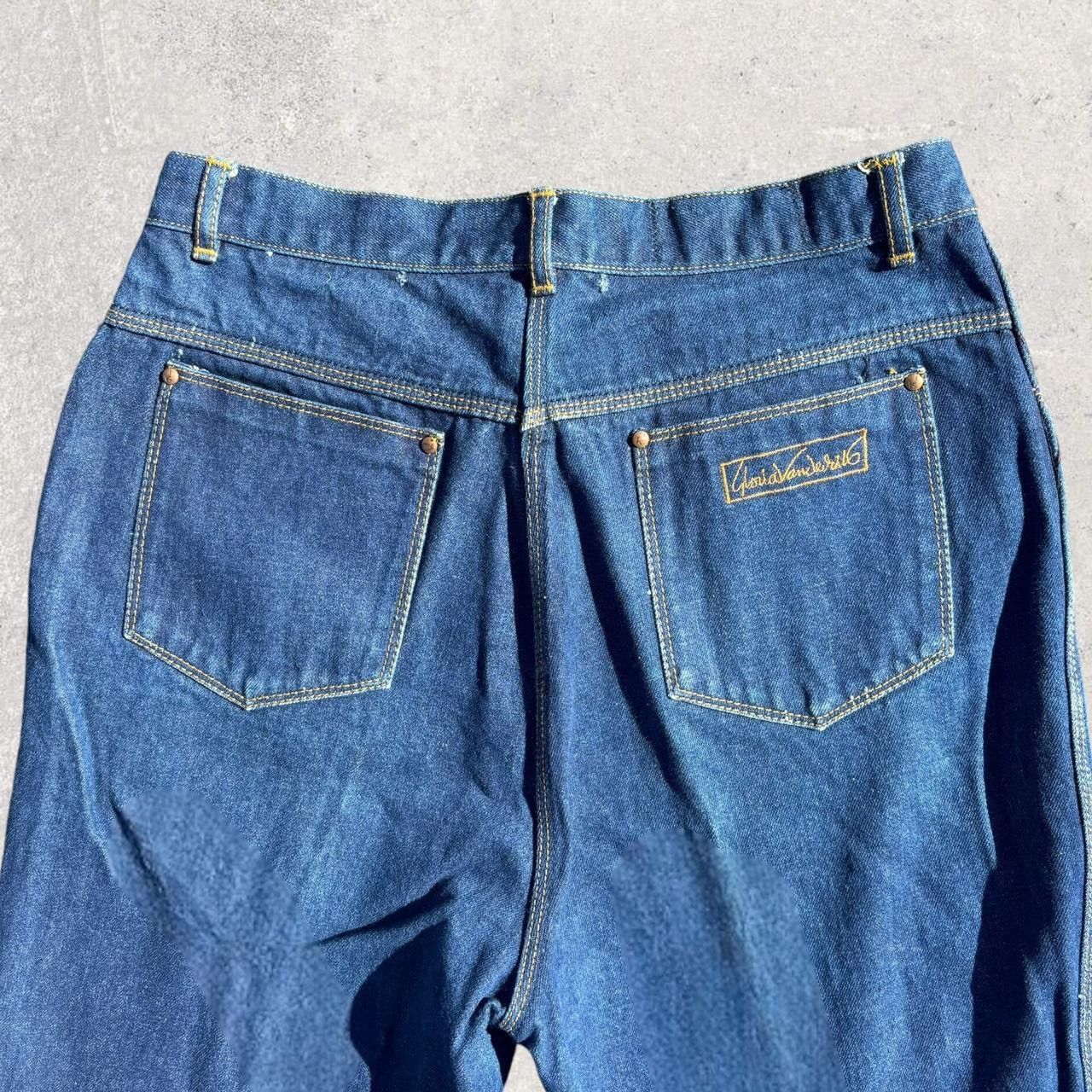Gloria Vanderbilt × Vintage Vintage Flared High Waisted Jeans Size 32" / US 10 / IT 46 - 3 Thumbnail