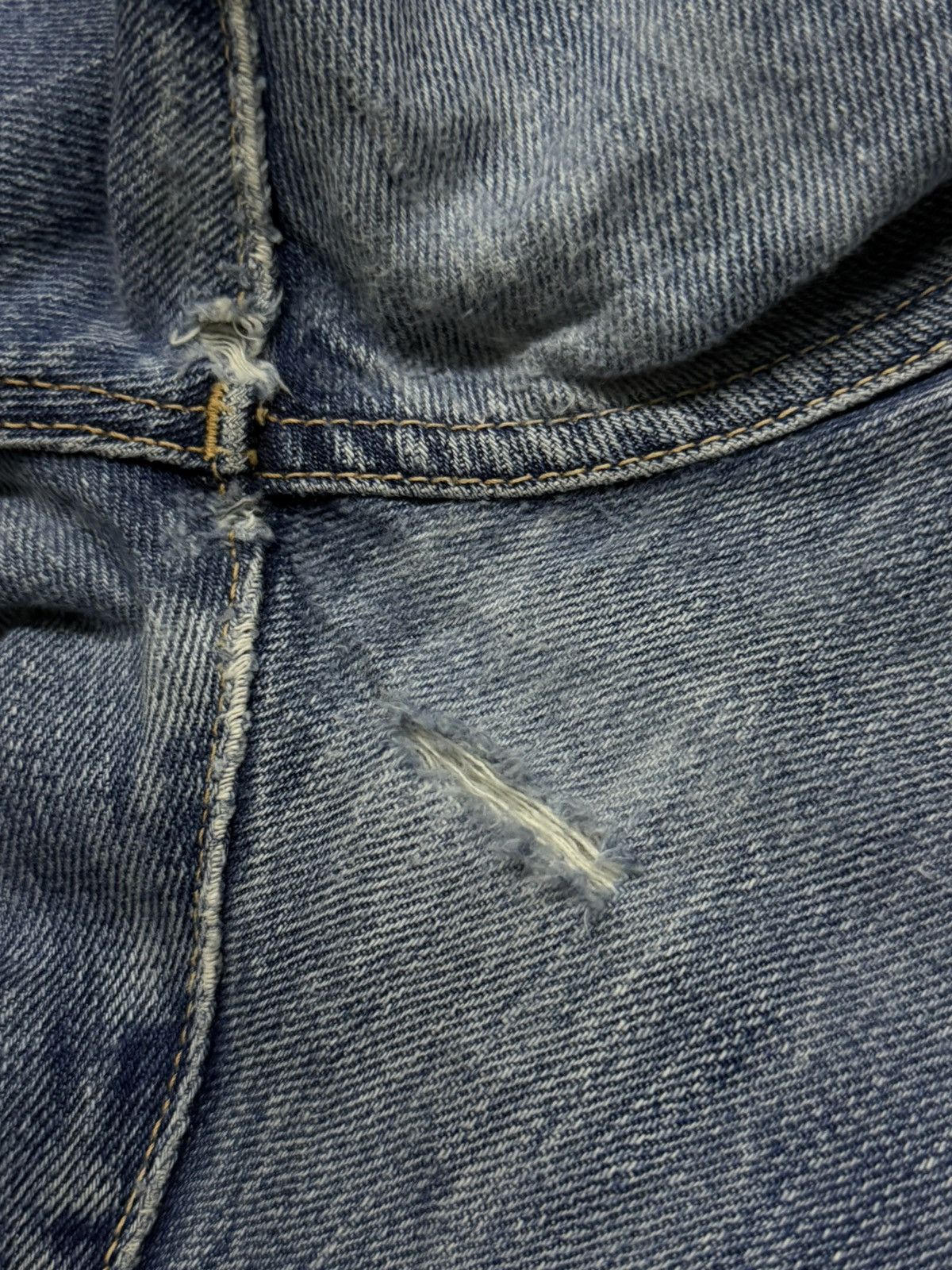 Japanese Brand Vintage 90s Maverick Blue Bell Selvedge Denim Jeans | W30 Size US 30 / EU 46 - 14 Thumbnail