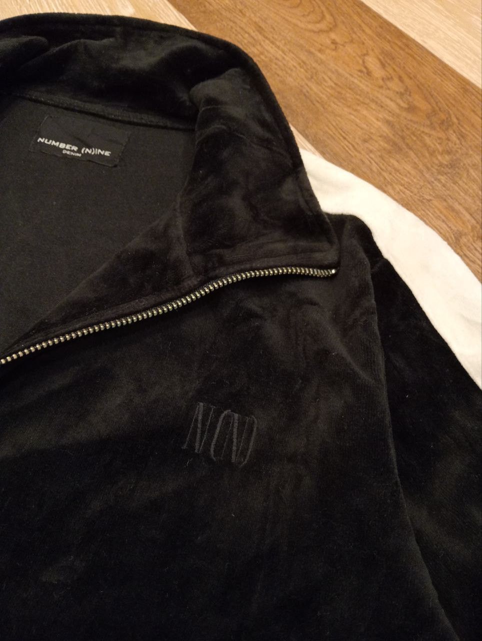 Number (N)ine NUMBER NINE JAPAN VELOUR FLEECE JACKET Size US S / EU 44-46 / 1 - 8 Thumbnail
