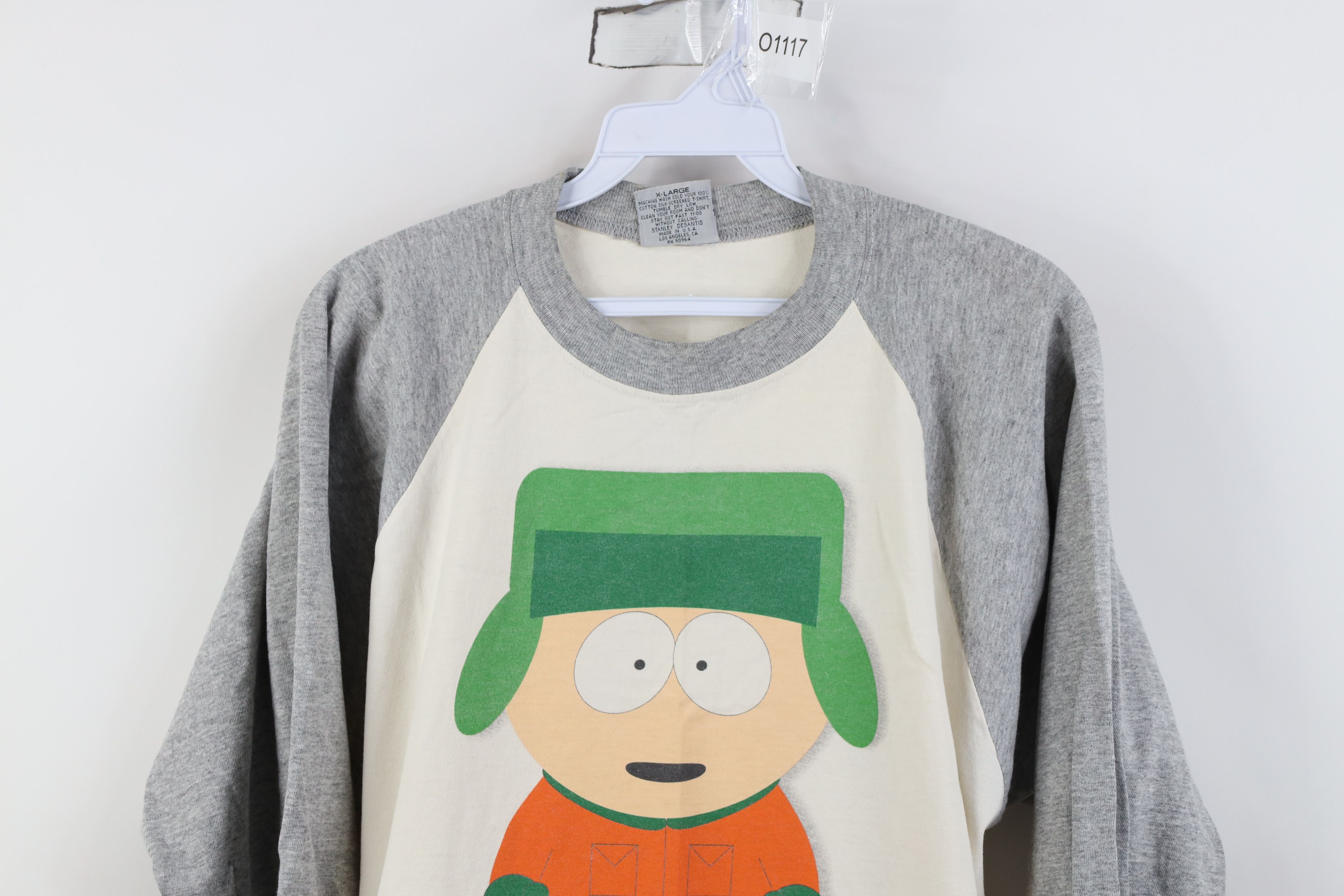 Vintage Vintage 90s South Park That Kicks Ass Raglan T-Shirt USA Size US XL / EU 56 / 4 - 2 Thumbnail