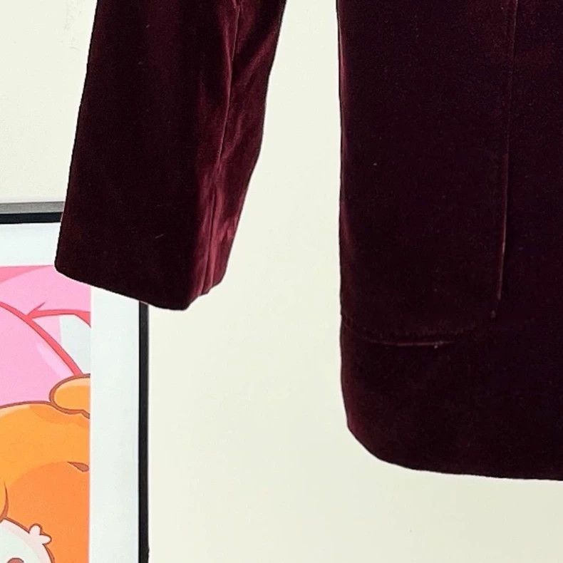 Other Max Mara Burgundy velvet jacket Size M / US 6-8 / IT 42-44 - 4 Thumbnail
