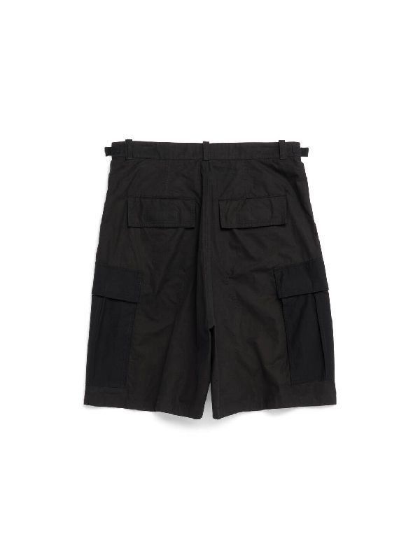 Balenciaga o1bcso1str0425 Cargo Shorts in Black Size US 34 / EU 50 - 2 Thumbnail