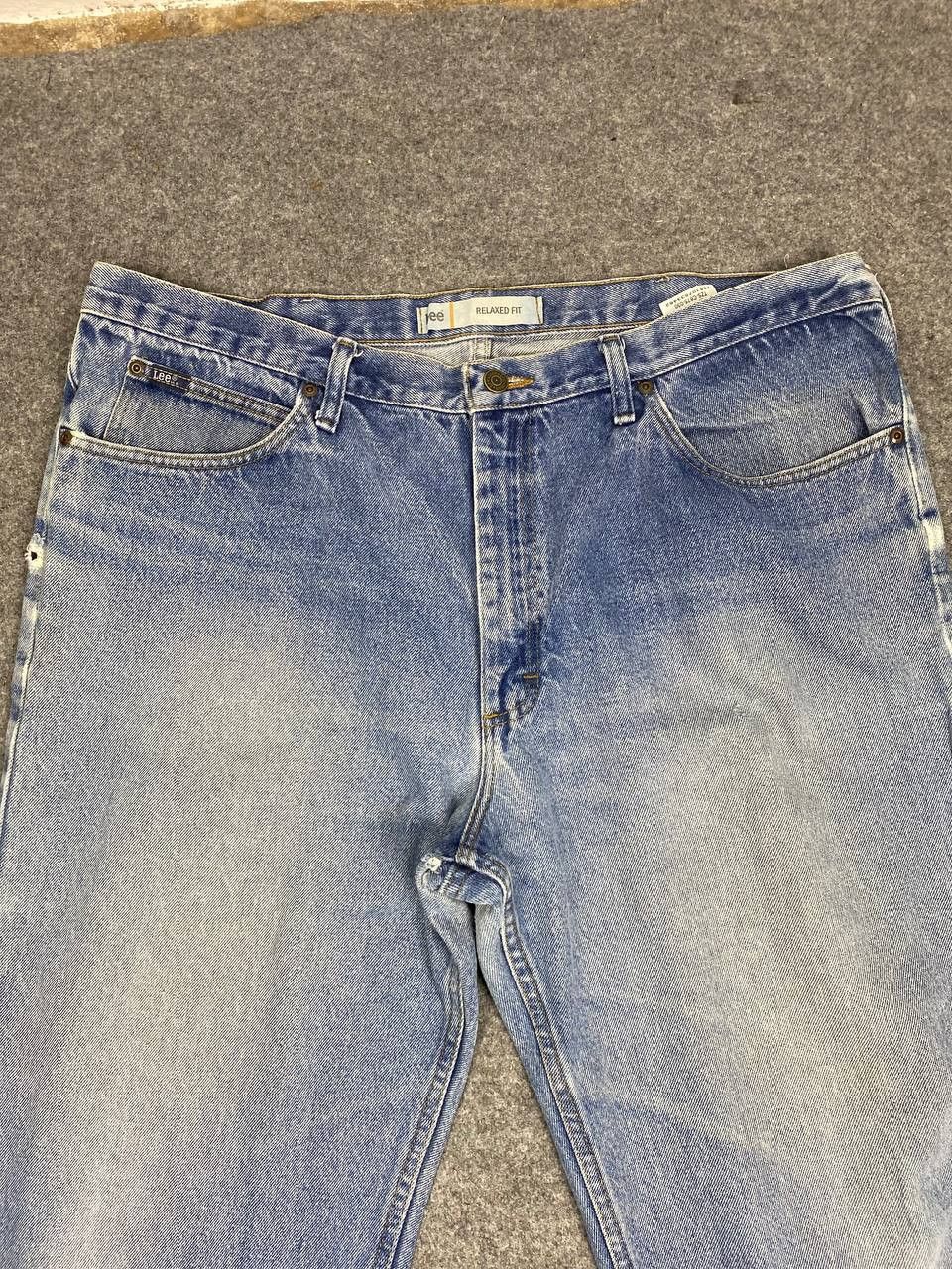 Lee vintage lee relaxed fit distressed denim Size US 44 / EU 60 - 9 Thumbnail