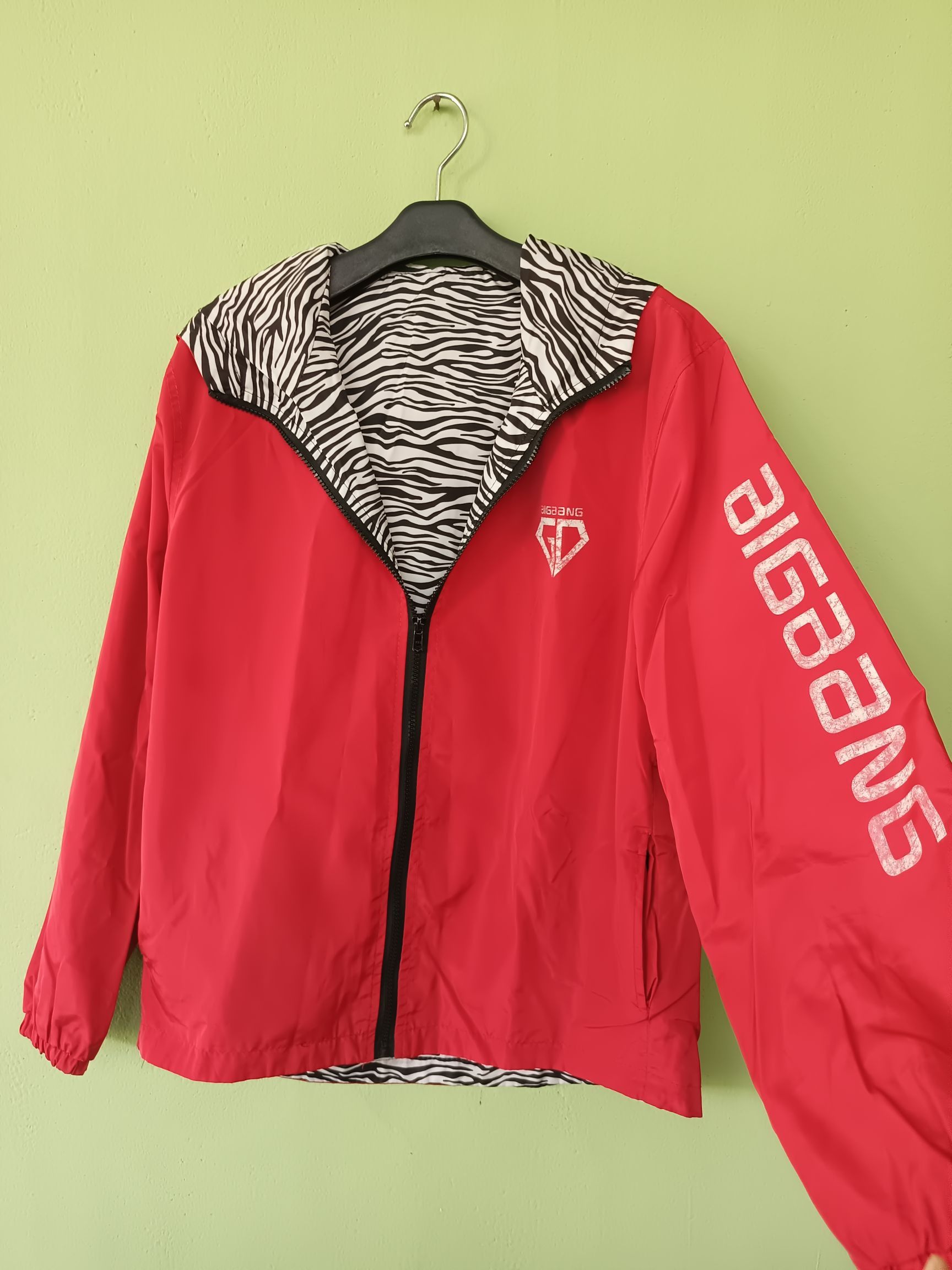 Japanese Brand BIGBANG Reversible Animal Print Wind breaker Zip Hoodie Size US L / EU 52-54 / 3 - 15 Thumbnail
