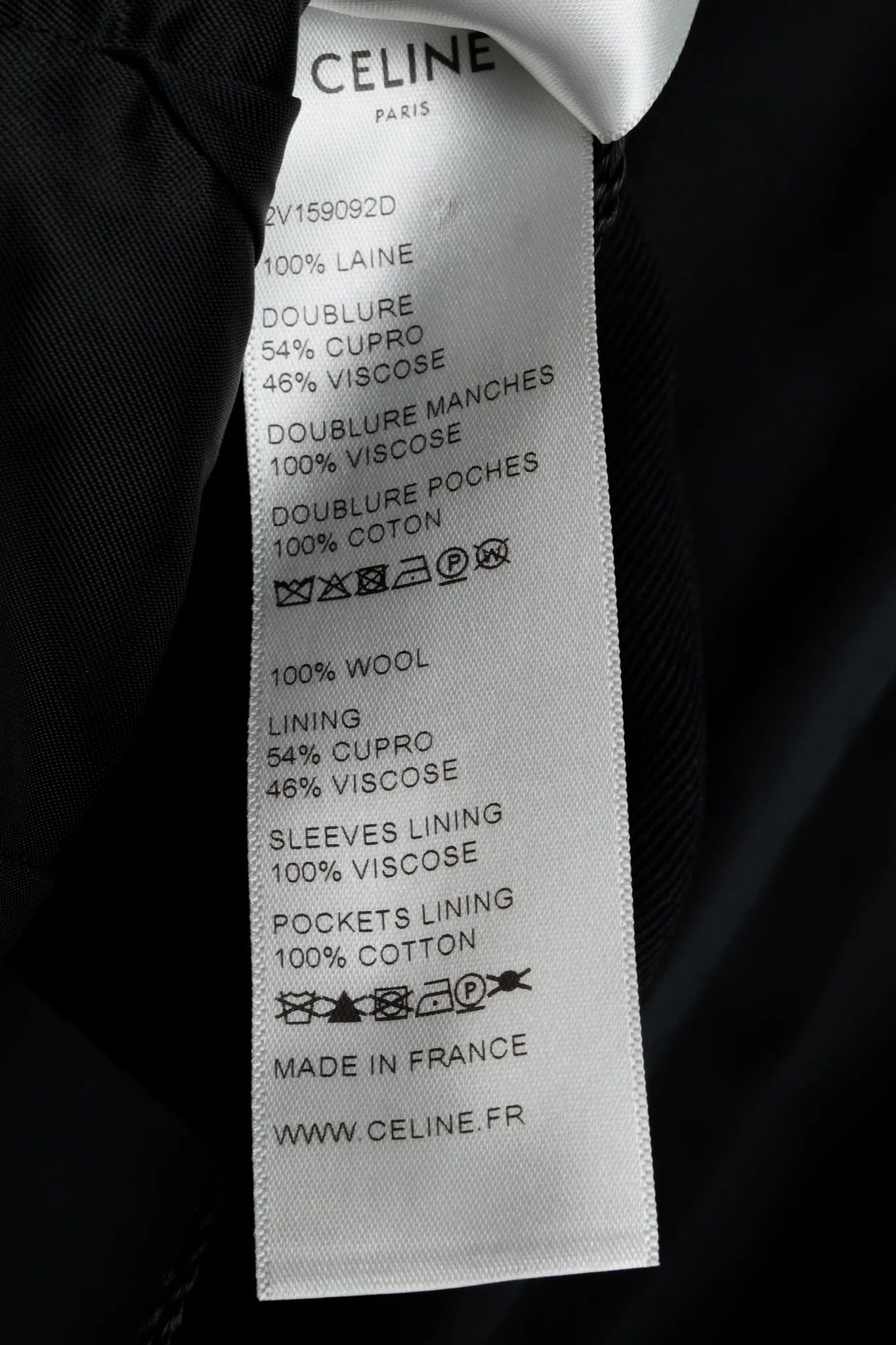 Celine Celine Rectangle Spencer Diagonal Wool Cropped Jacket Size M / US 6-8 / IT 42-44 - 10 Thumbnail