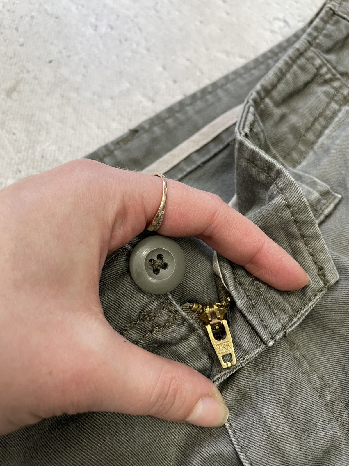 Carhartt Carhartt Workwear Dark Green Cargo Pants Utility Style Size US 31 - 6 Thumbnail