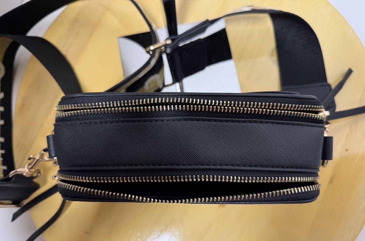 Marc Jacobs Marc Jacobs Black Saffiano Leather Snapshot Camera Bag Size ONE SIZE - 10 Thumbnail