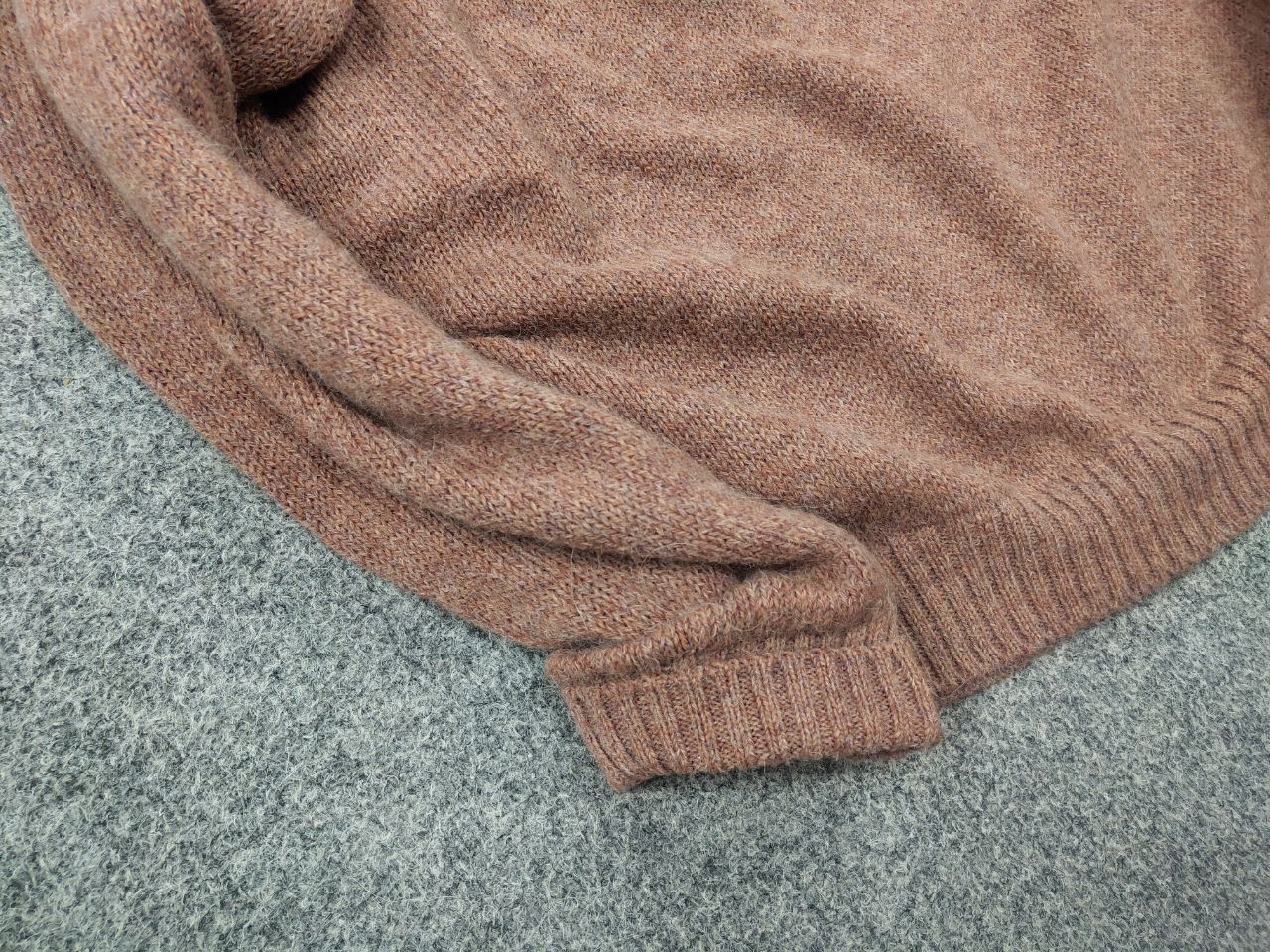 Rare Valstar Milano Vintage Crew check Alpaca Knit Sweater