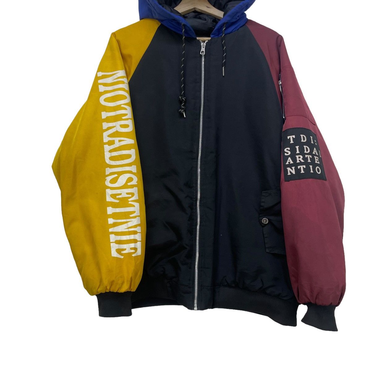 Japanese Brand Japanese Brand Fashion Bomber Colourfull Hooded Jacket Size US L / EU 52-54 / 3 - 4 Thumbnail