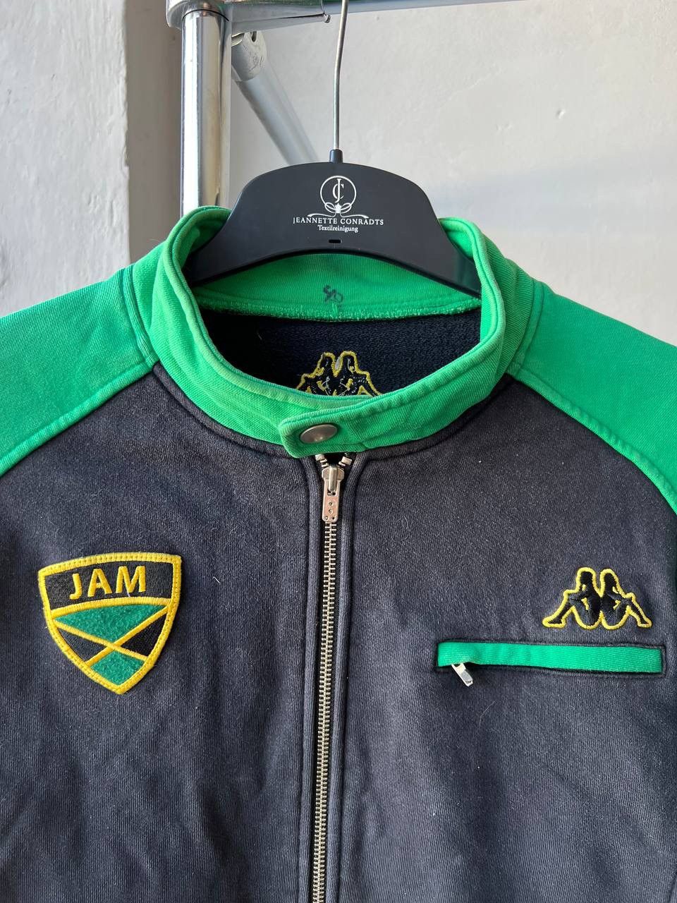 Kappa 2012/15 JAMAICA TEAM THIRD TRAVEL SOCCER FOOTBALL JACKET XL Size US XL / EU 56 / 4 - 5 Thumbnail