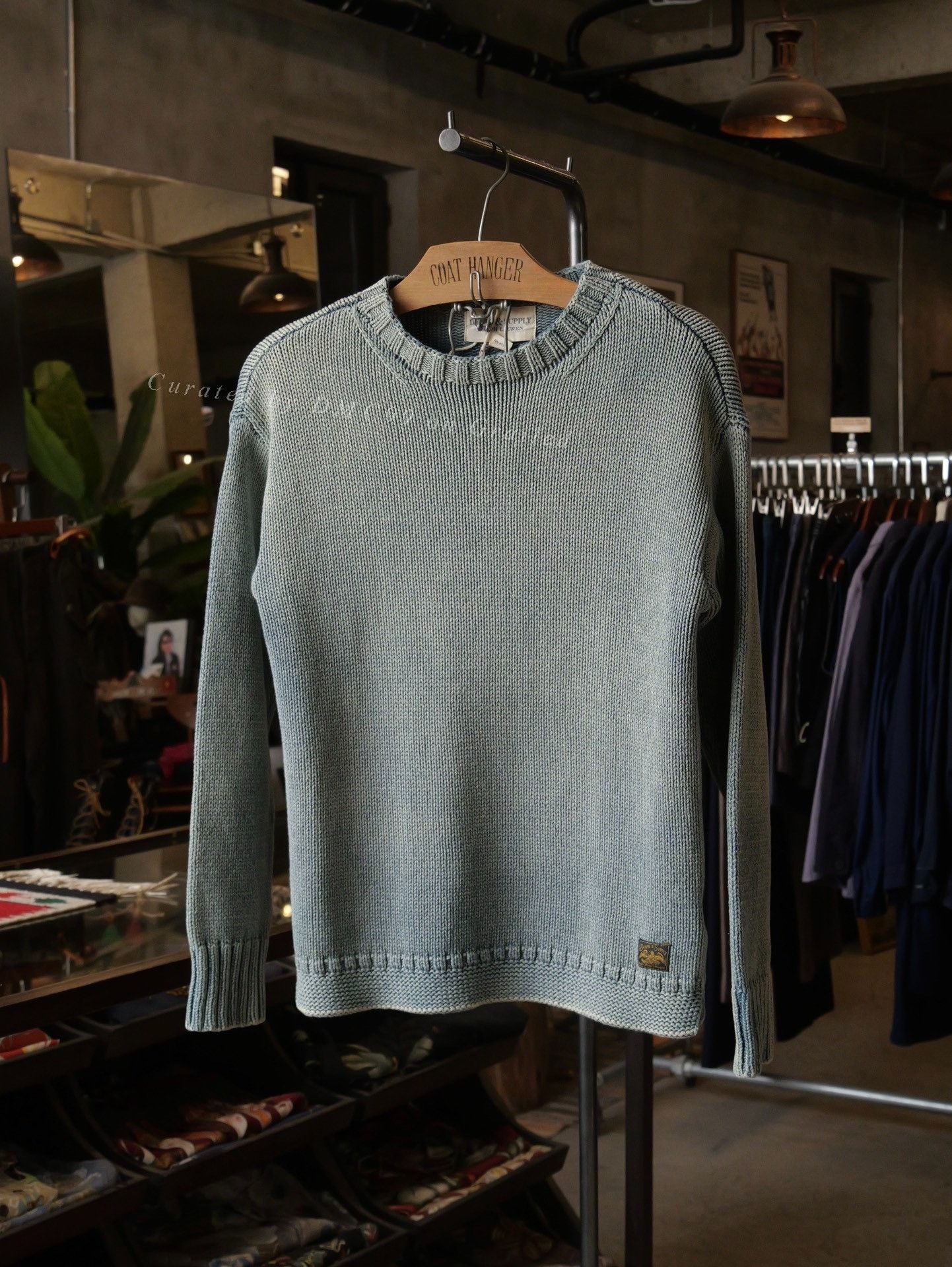 Denim & Supply Ralph Lauren Ralph Lauren Denim Supply Indigo Knit Pullover Size US S / EU 44-46 / 1 - 1 Thumbnail