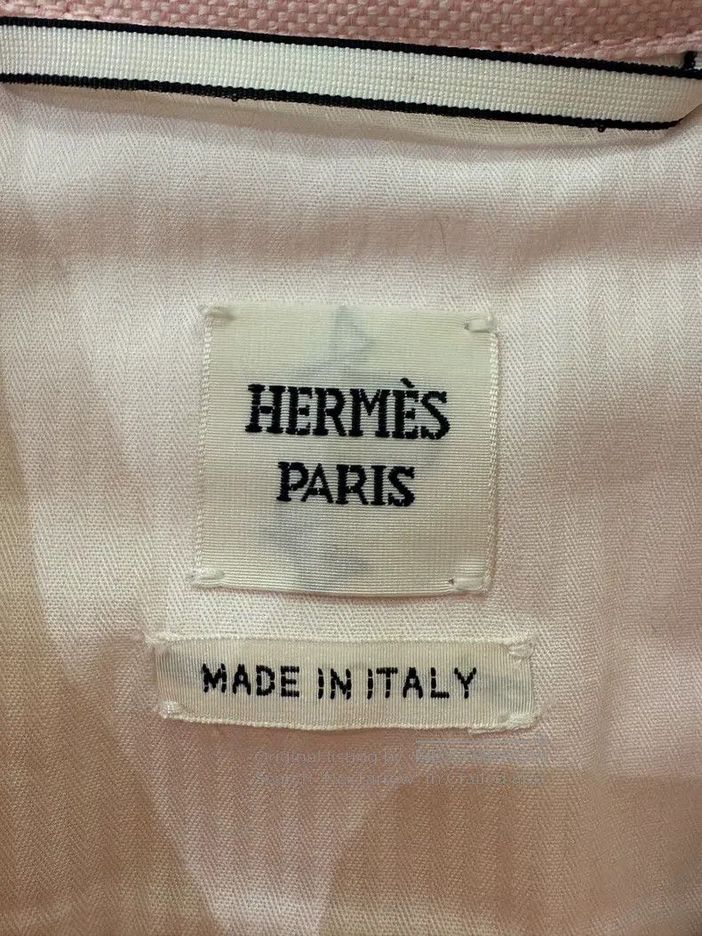 Hermes Hermes Pink Pig Nose Denim Jacket Size XXS / US 00 / IT 34 - 5 Thumbnail