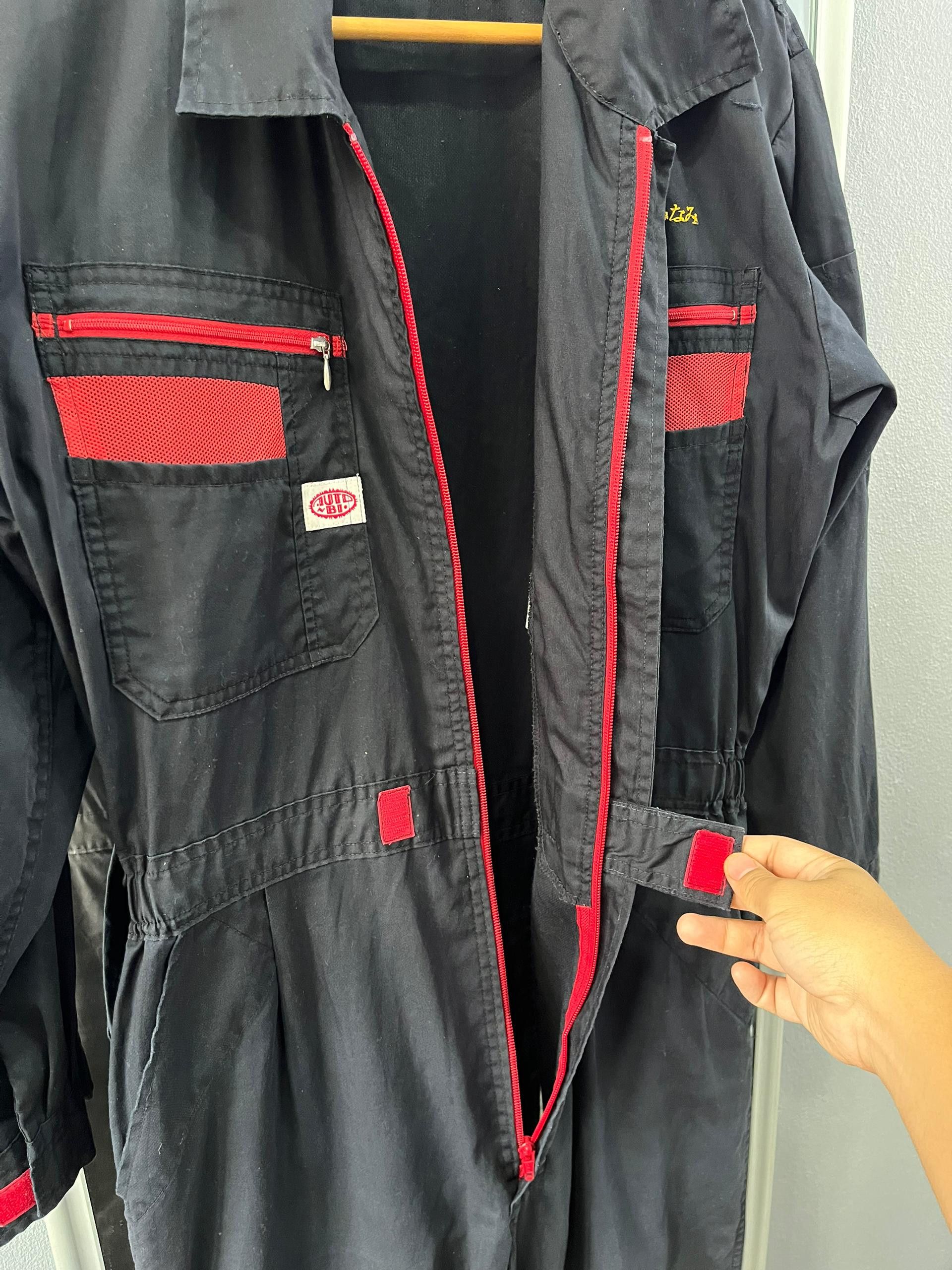 Japanese Brand Auto-Bi Japanese Workwear Coverall Navy Red Zip Size US M / EU 48-50 / 2 - 11 Thumbnail