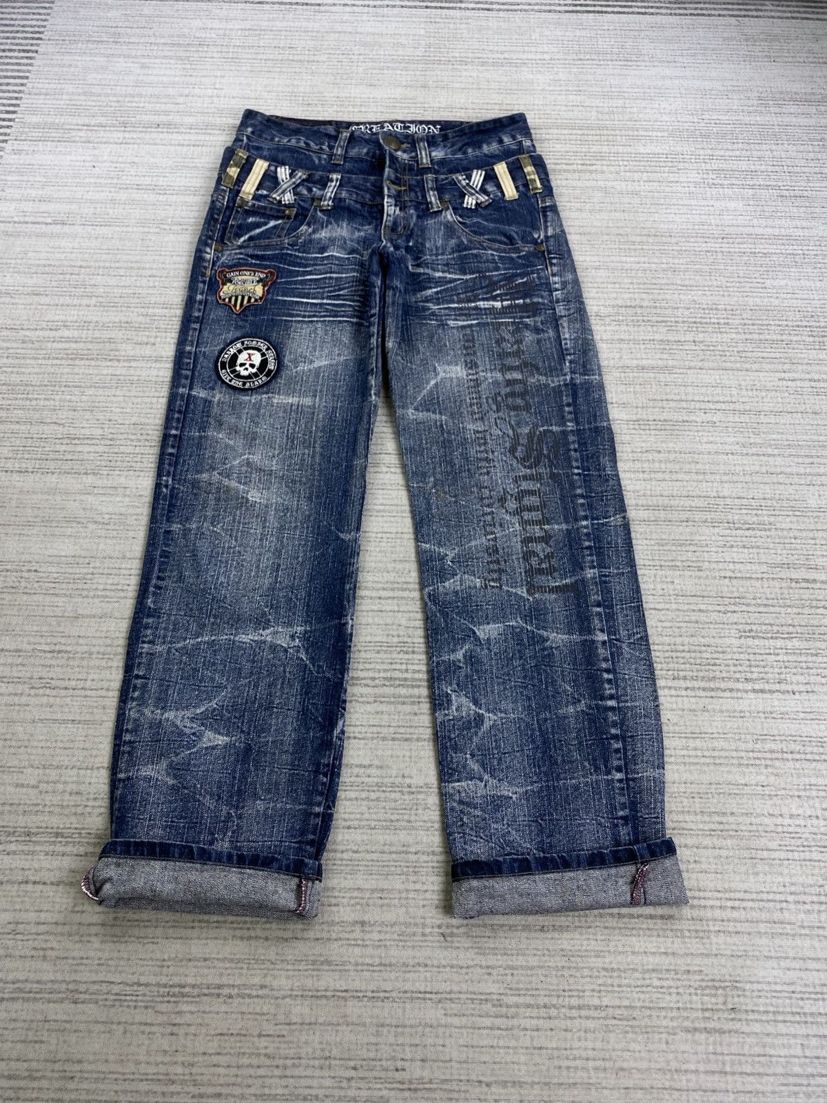 Hysteric Glamour Vintage Hysteric Style Creation Double Waist Denim Pants Size US 32 / EU 48 - 7 Thumbnail