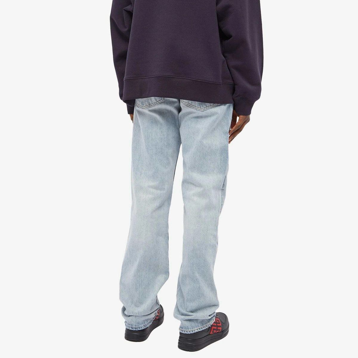 Amiri o1y0525 Logo Denim Pant in Blue Size US 32 / EU 48 - 5 Thumbnail