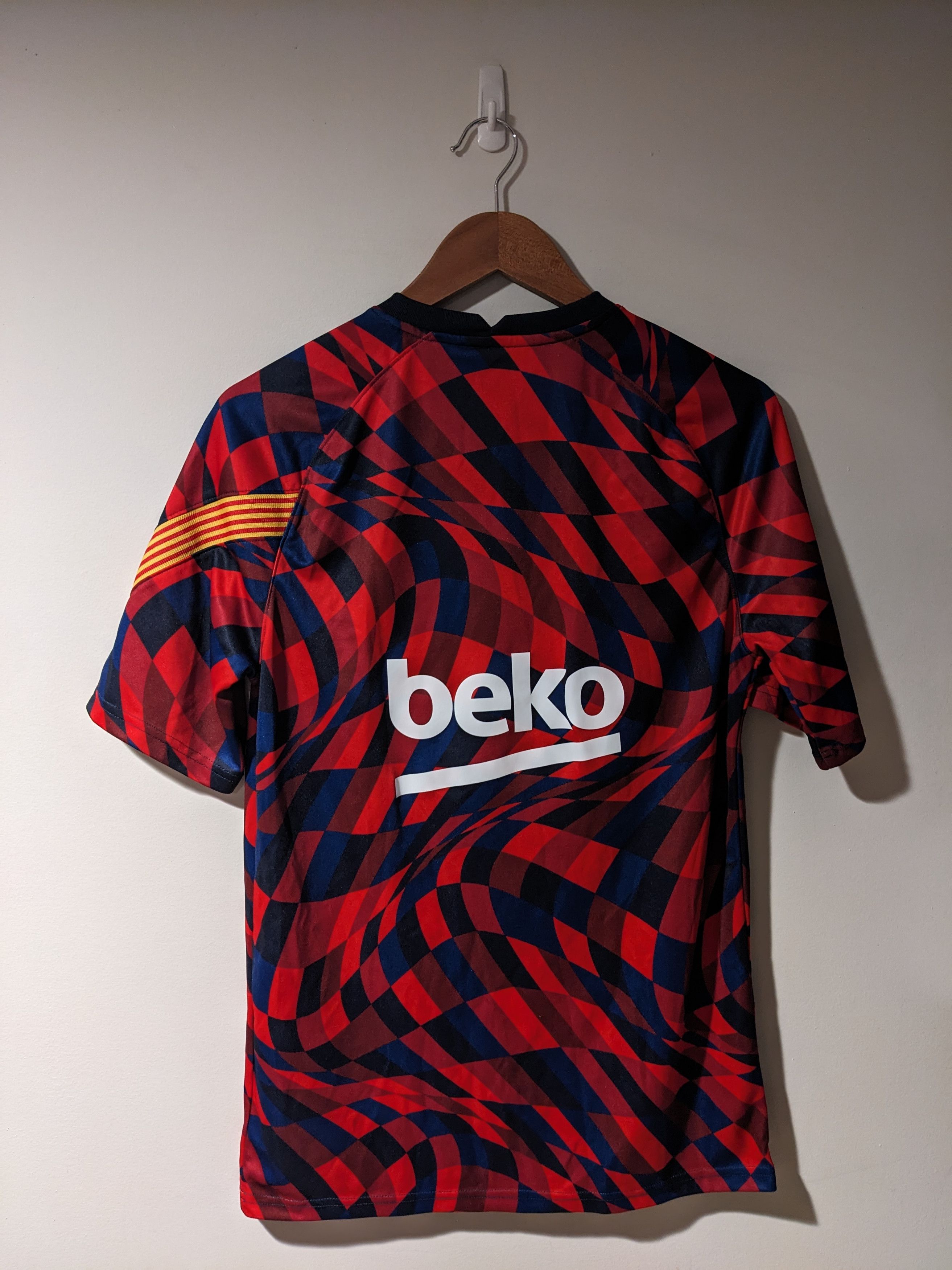 Nike Nike Barcelona Rakuten Warm Up Dri-Fit Medium Jersey Size US M / EU 48-50 / 2 - 7 Thumbnail