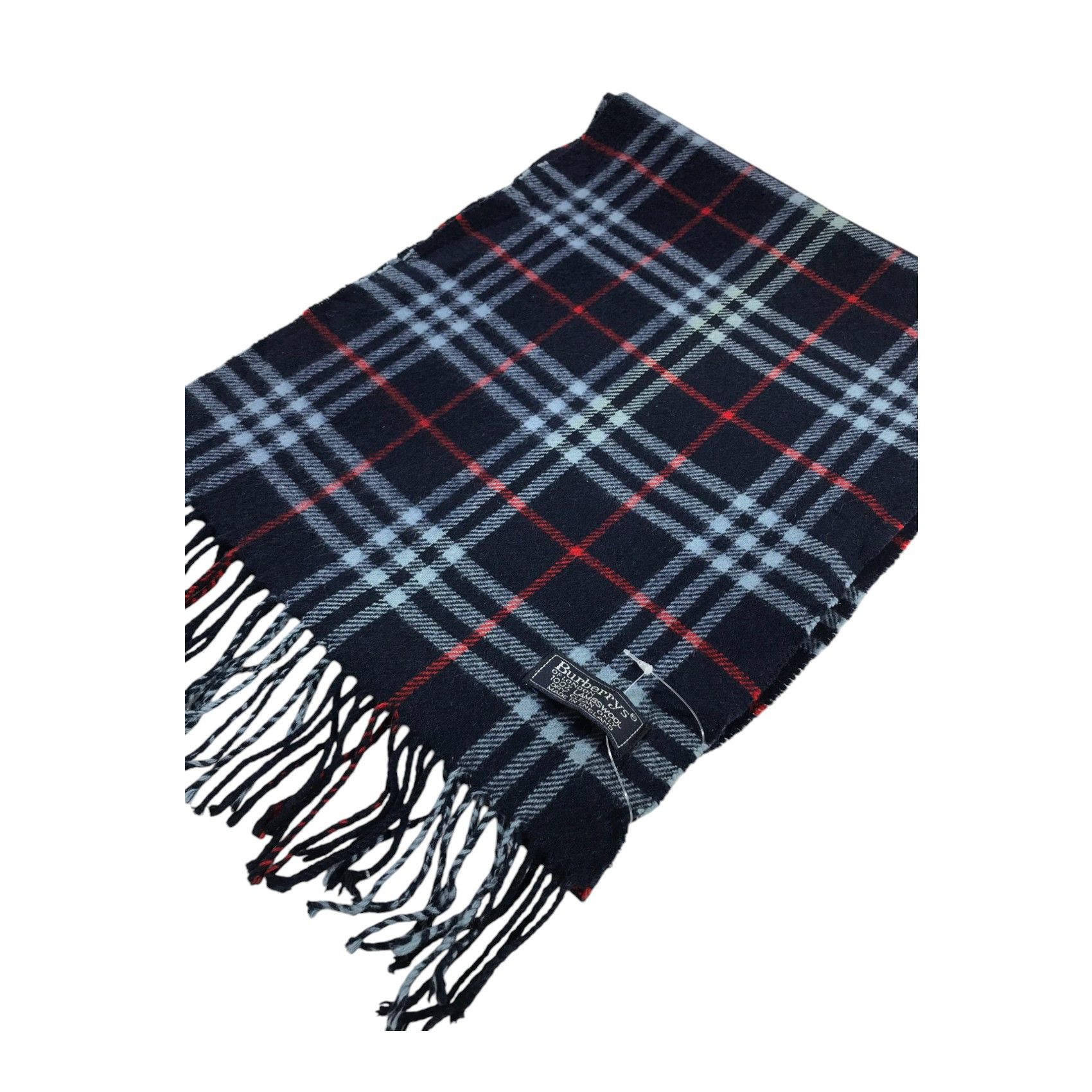 Burberry × Vintage Burberry Scarf / Muffler / Neckwear - WW1337 Size ONE SIZE - 3 Thumbnail