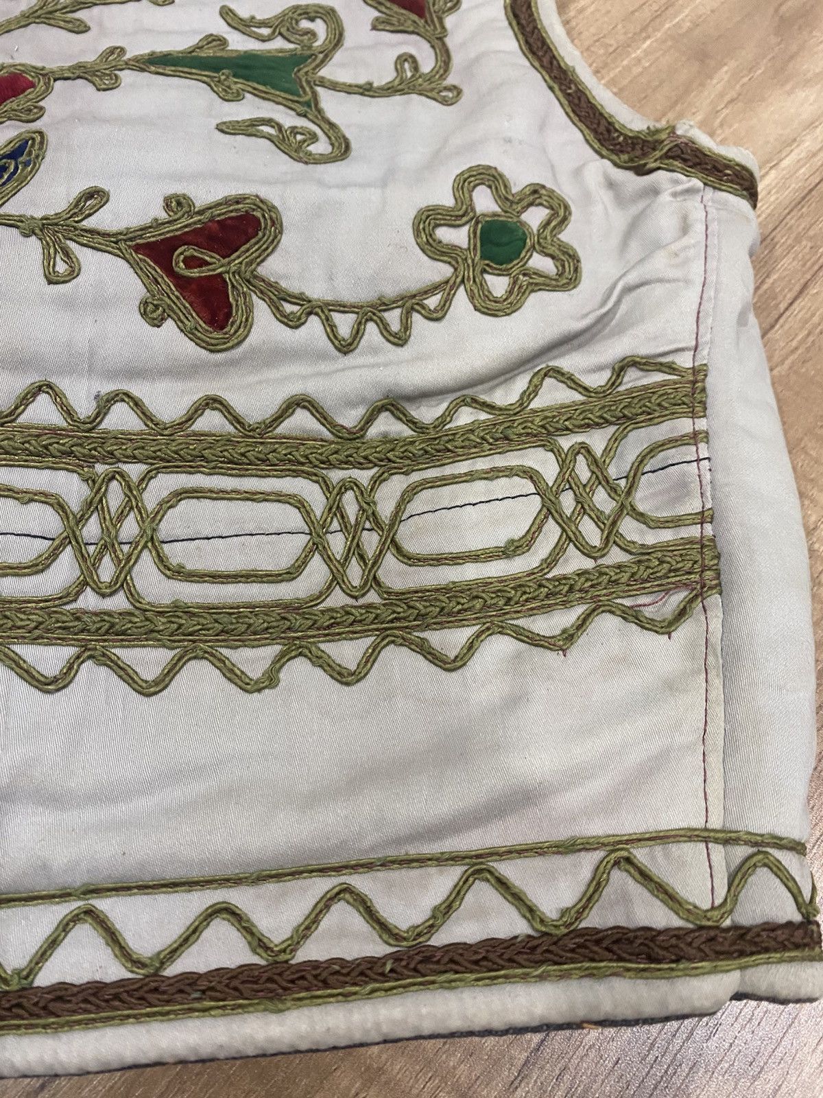 Vintage Vintage Ottoman Turkish Embroidered Velvet Vest Handcrafted Size US M / EU 48-50 / 2 - 9 Thumbnail