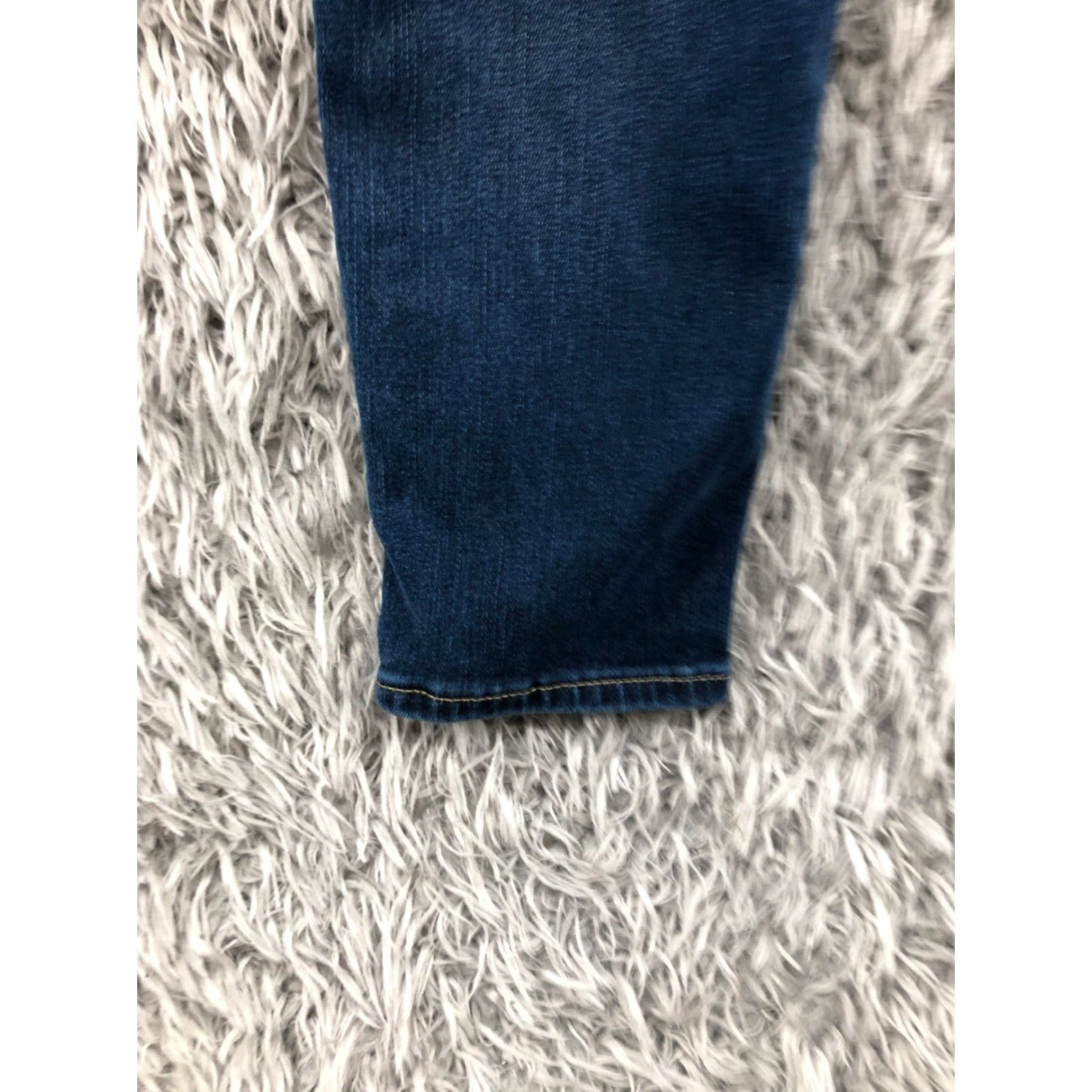Gap Gap Jeans Skinny 8 Womens Medium Wash Blue Regular Stretch Denim 5-Pocket Pocket Zipper Button Logo Gap 1969 Modern American Classic Vintage No Size 30" / US 8 / IT 44 - 7 Thumbnail