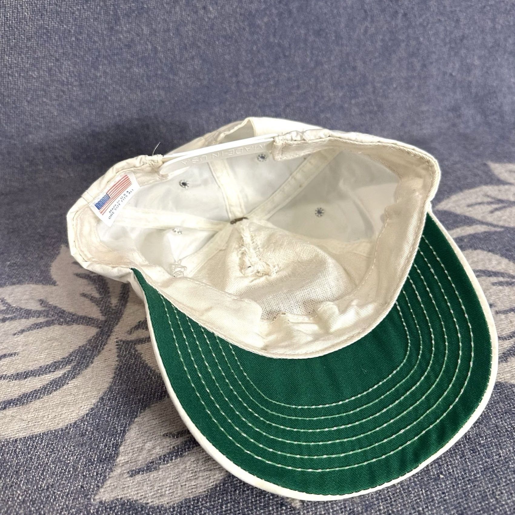 Vintage VINTAGE Kodiak Racing Hat Snapback White Embroidered Adjustable Cap USA Made 90s Mens Size ONE SIZE - 4 Thumbnail