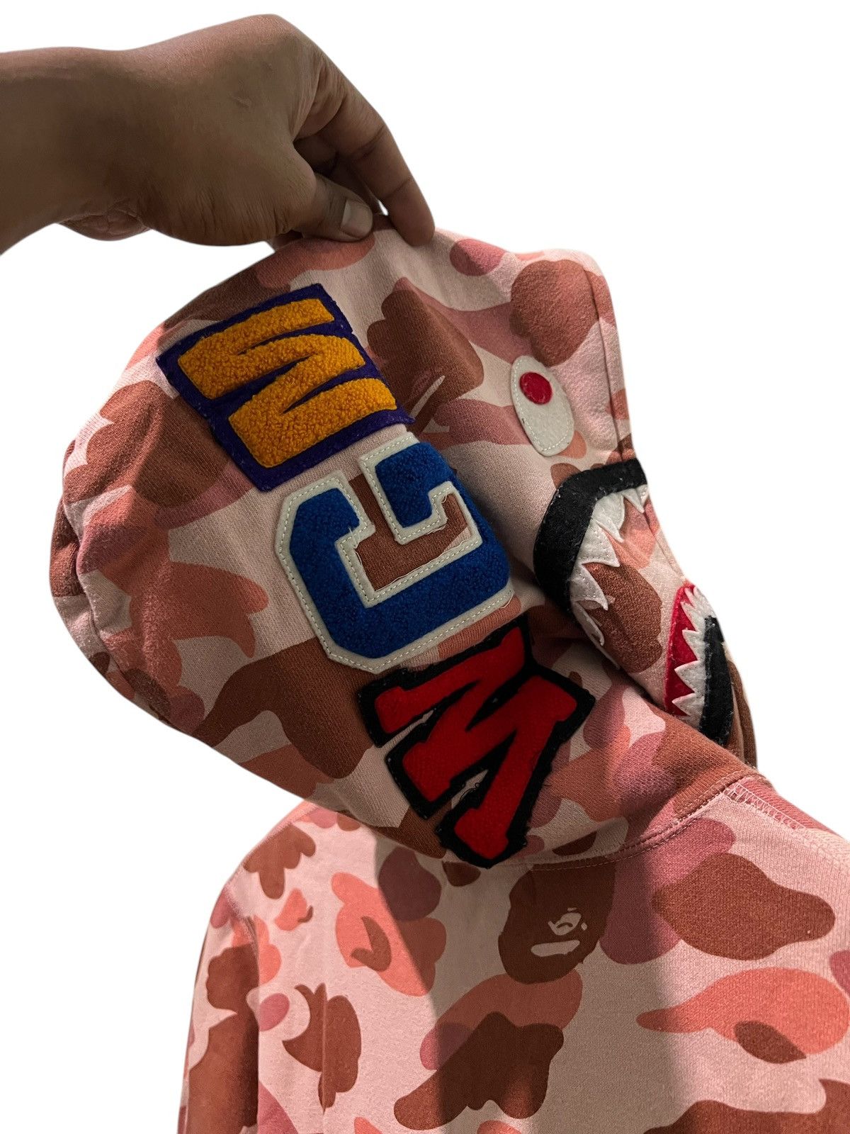 Bape BAPE WGM Camo Shark Full Zip Hoodie Size S / US 4 / IT 40 - 6 Thumbnail