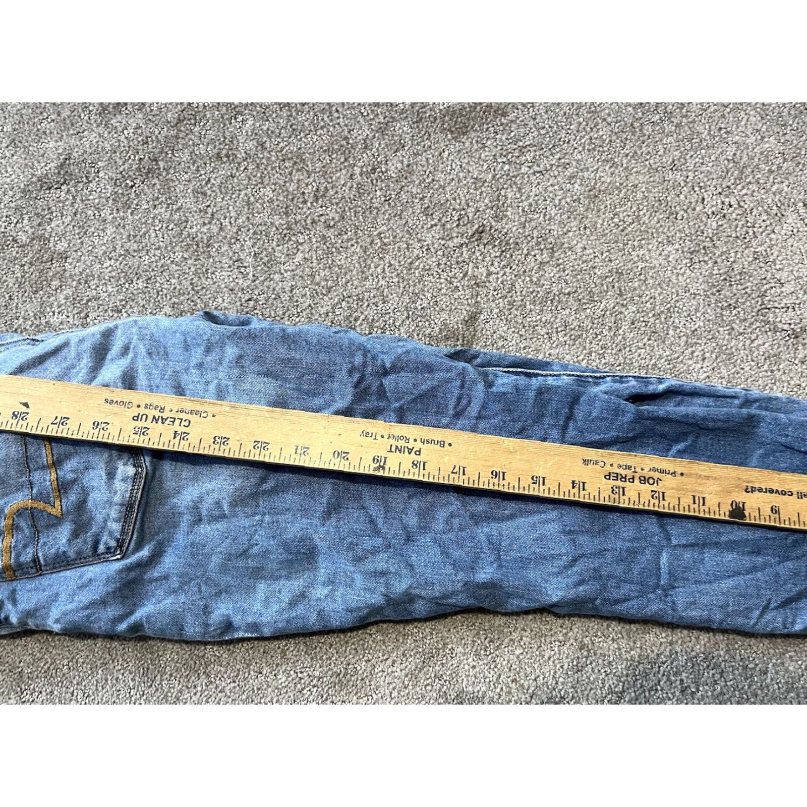 American Eagle Outfitters American Eagle Womens Jegging 6 Short Super Stretch High Rise Destroyed Size 28" / US 6 / IT 42 - 7 Thumbnail