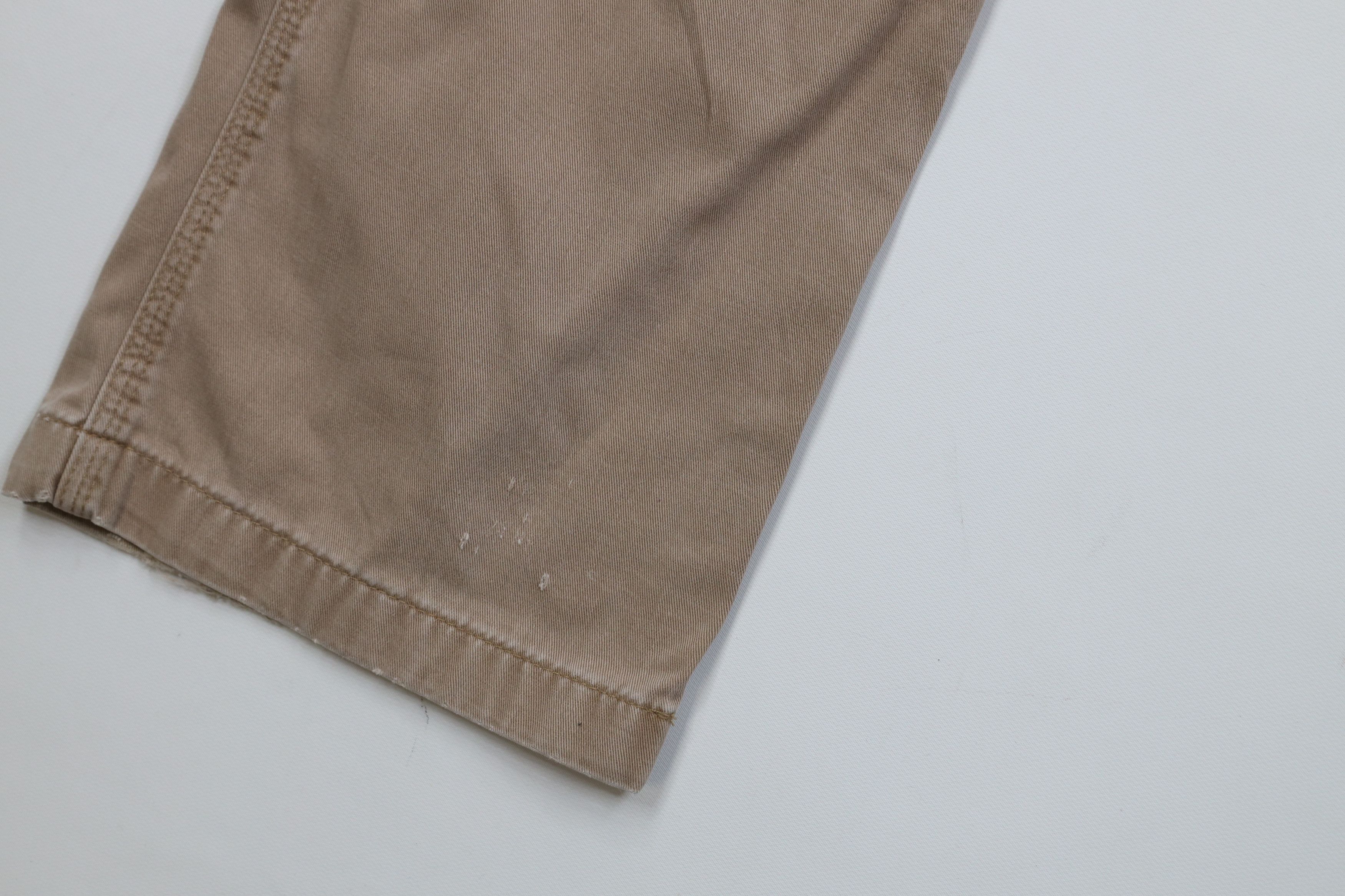 Carhartt Vintage Y2K Carhartt Wide Leg Dungaree Pants Trousers Khaki Size US 34 / EU 50 - 5 Thumbnail