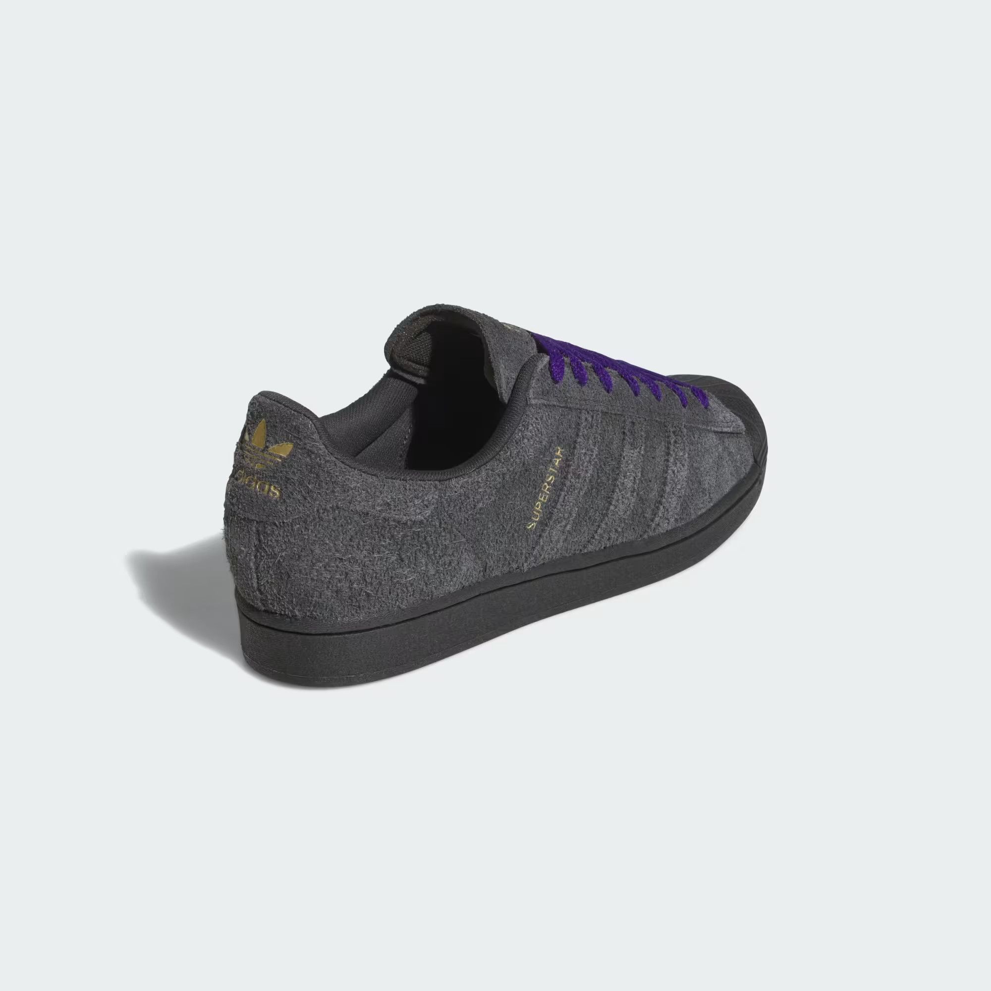 Adidas o1mle0426 Superstar Low-Top Sneakers in Gray/Purple Size US 9 / EU 42 - 5 Thumbnail