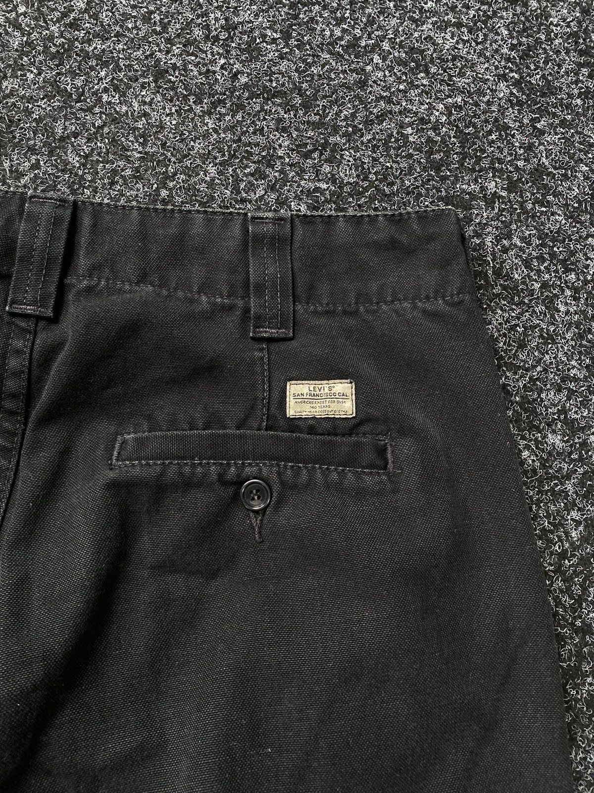 Levi's × Vintage Levis Cargo Shorts Denim Distressed Rap Sk8 Baggy Size US 34 / EU 50 - 13 Thumbnail