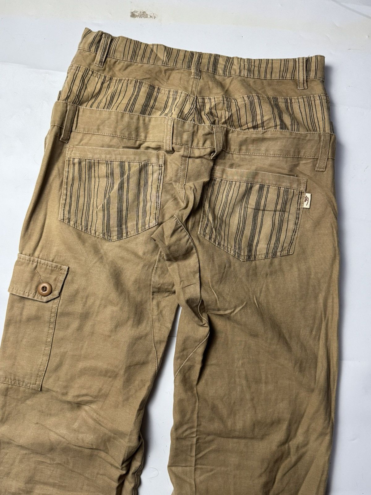 If Six Was Nine × Japanese Brand × Le Grande Bleu (L.G.B.) Double waist cargo pants japanese style Size US 29 - 3 Thumbnail