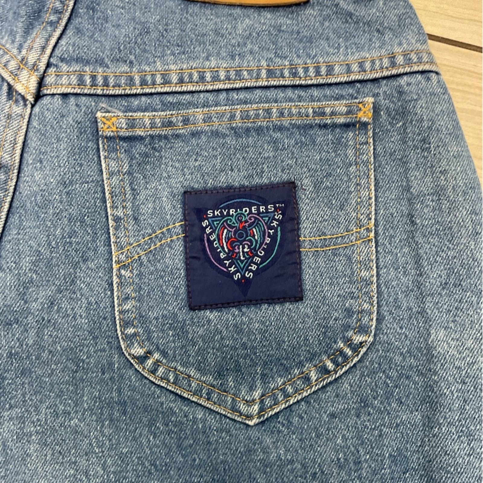Lee Vintage 80’s Lee Sky Riders High-Waisted Jeans Size 28" / US 6 / IT 42 - 3 Thumbnail