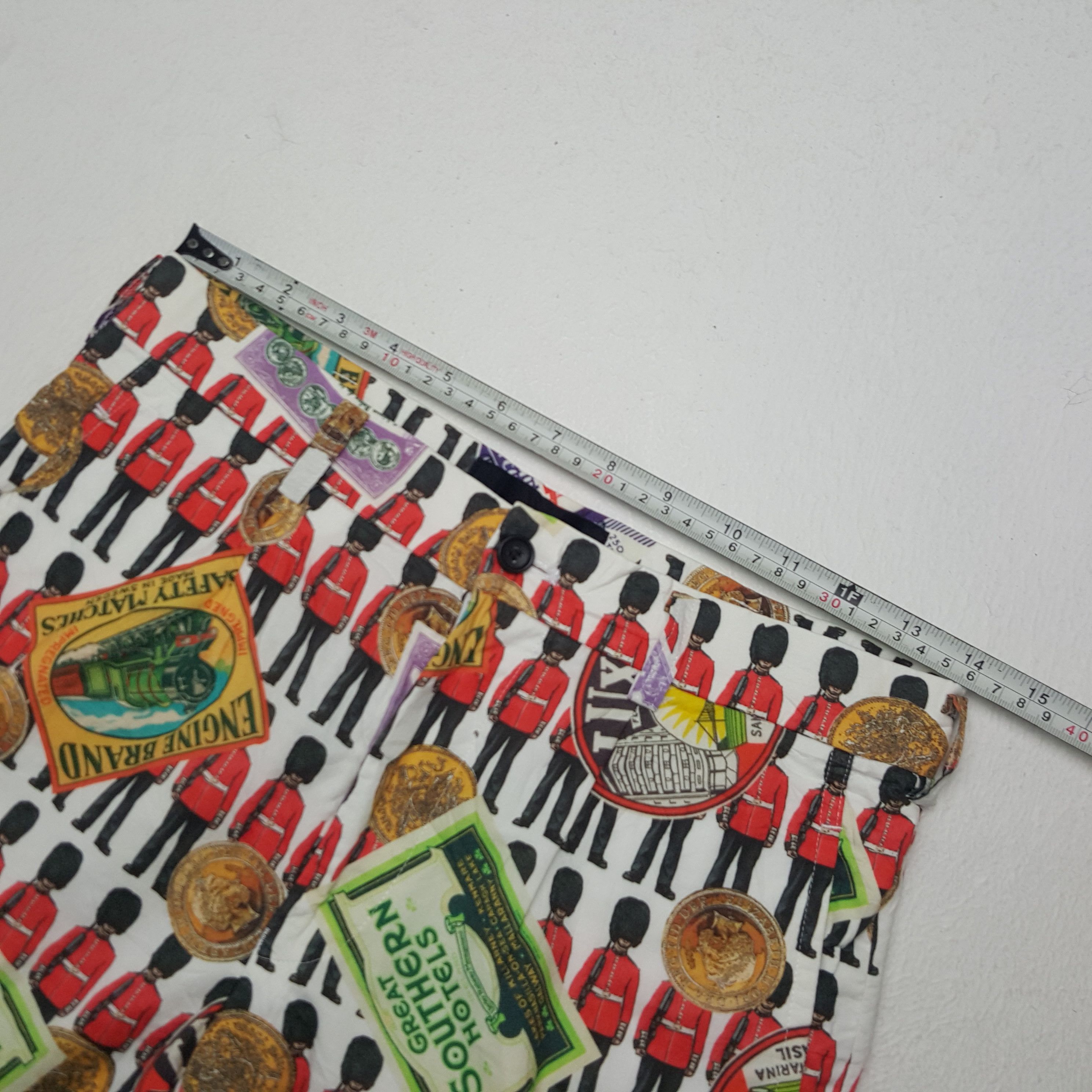 Comme des Garcons × Japanese Brand × Tricot Comme des Garcons Vintage AD2012 Tricot Comme des Garcons All Overprint Pants Size 29" - 9 Thumbnail