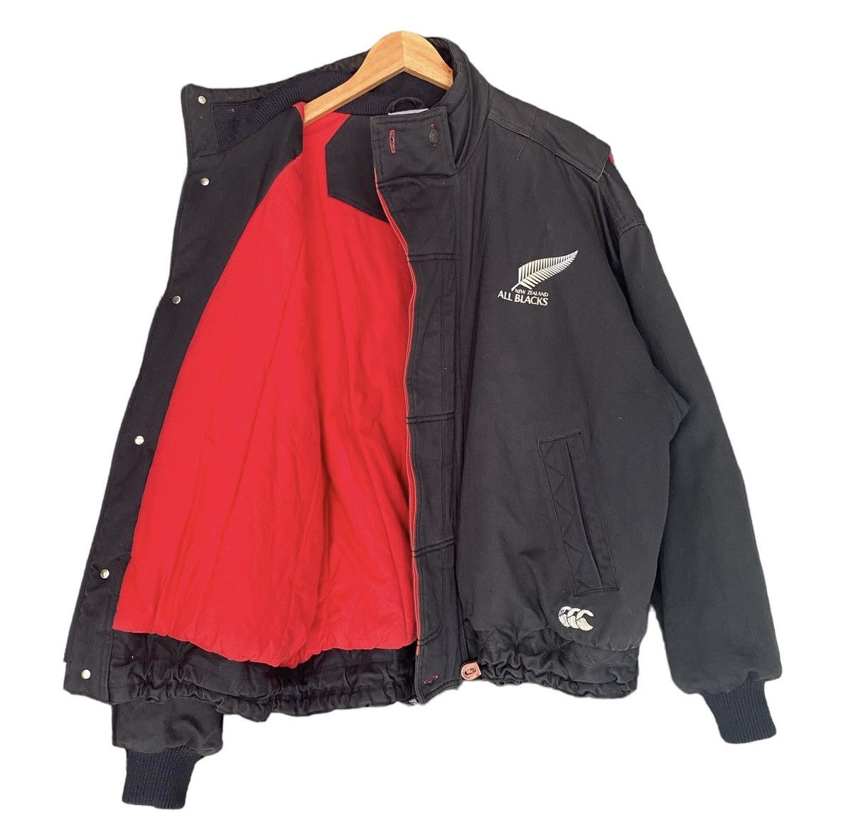 Canterbury of New Zealand Vtg CANTERBURY Bomber Jacket Cotton sz L Size US L / EU 52-54 / 3 - 15 Thumbnail