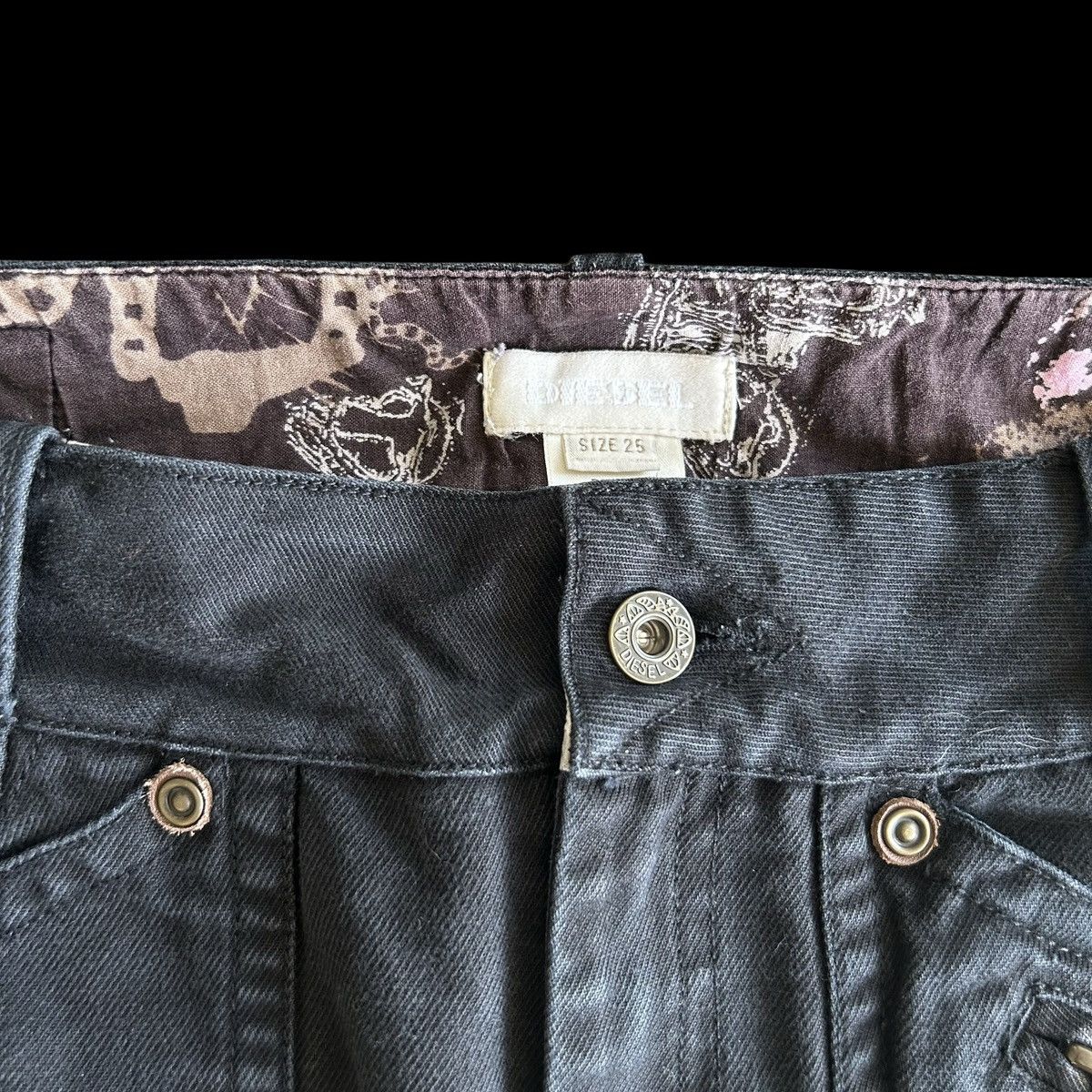 Diesel Black Diesel Mini Skirt Size 25" / US 0 / IT 36 - 4 Thumbnail