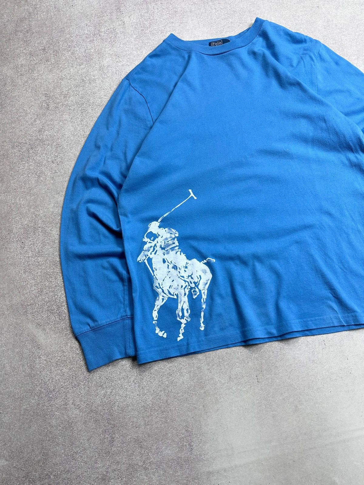 Polo Ralph Lauren Vintage Polo Ralph Lauren Big Pony Longsleeve Shirt M Size US M / EU 48-50 / 2 - 2 Thumbnail