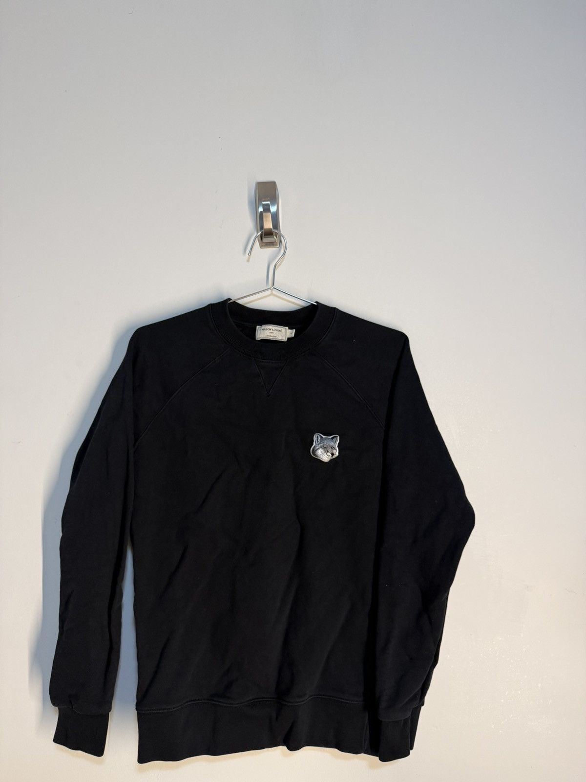 Maison Kitsune Maison Kitsuné Grey Fox Head Patch Sweatshirt Size S / US 4 / IT 40 - 2 Thumbnail