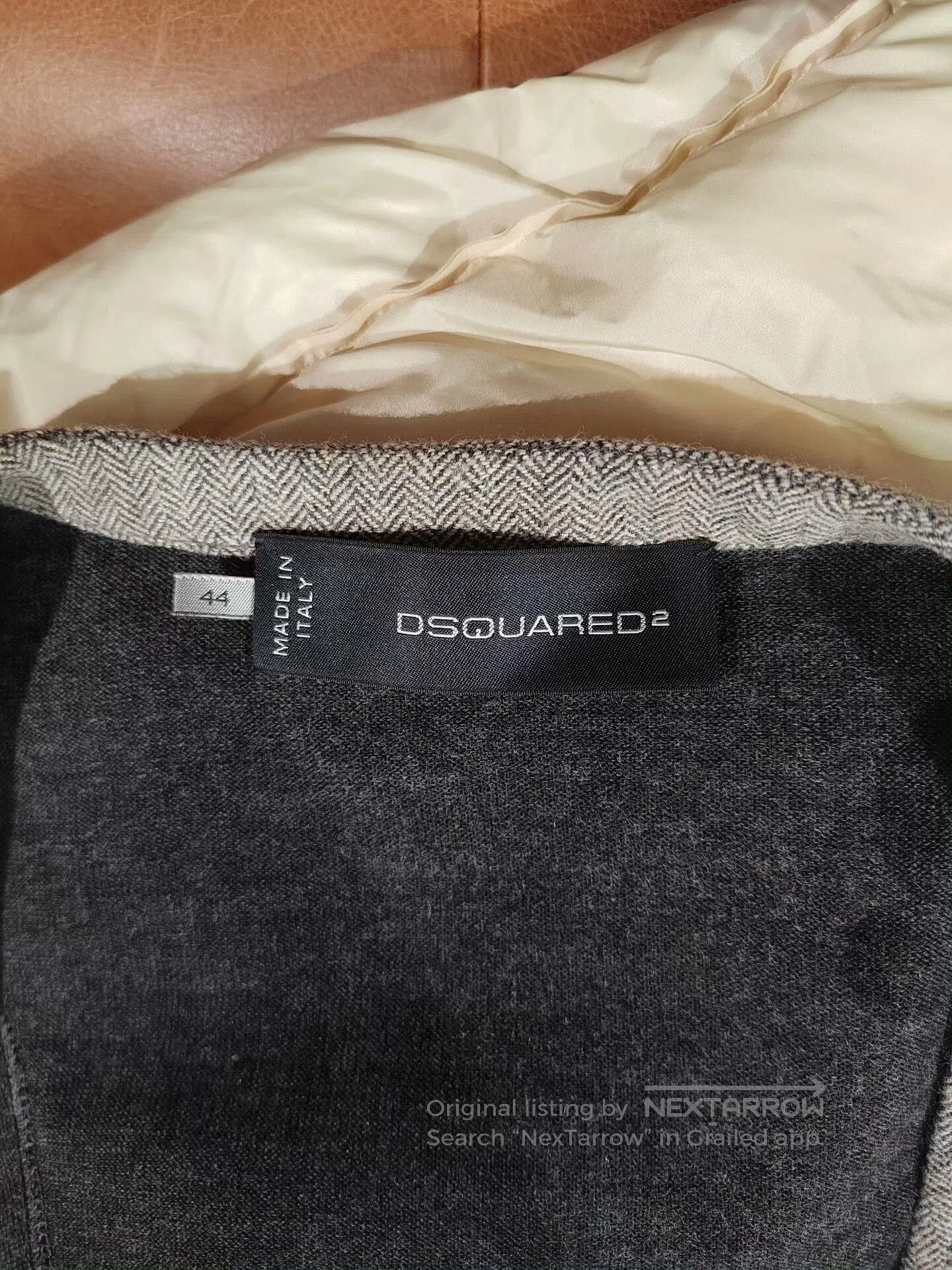 Dsquared2 DSQUARED2 Gray Wool Vest Made in Italy. Size US S / EU 44-46 / 1 - 3 Thumbnail